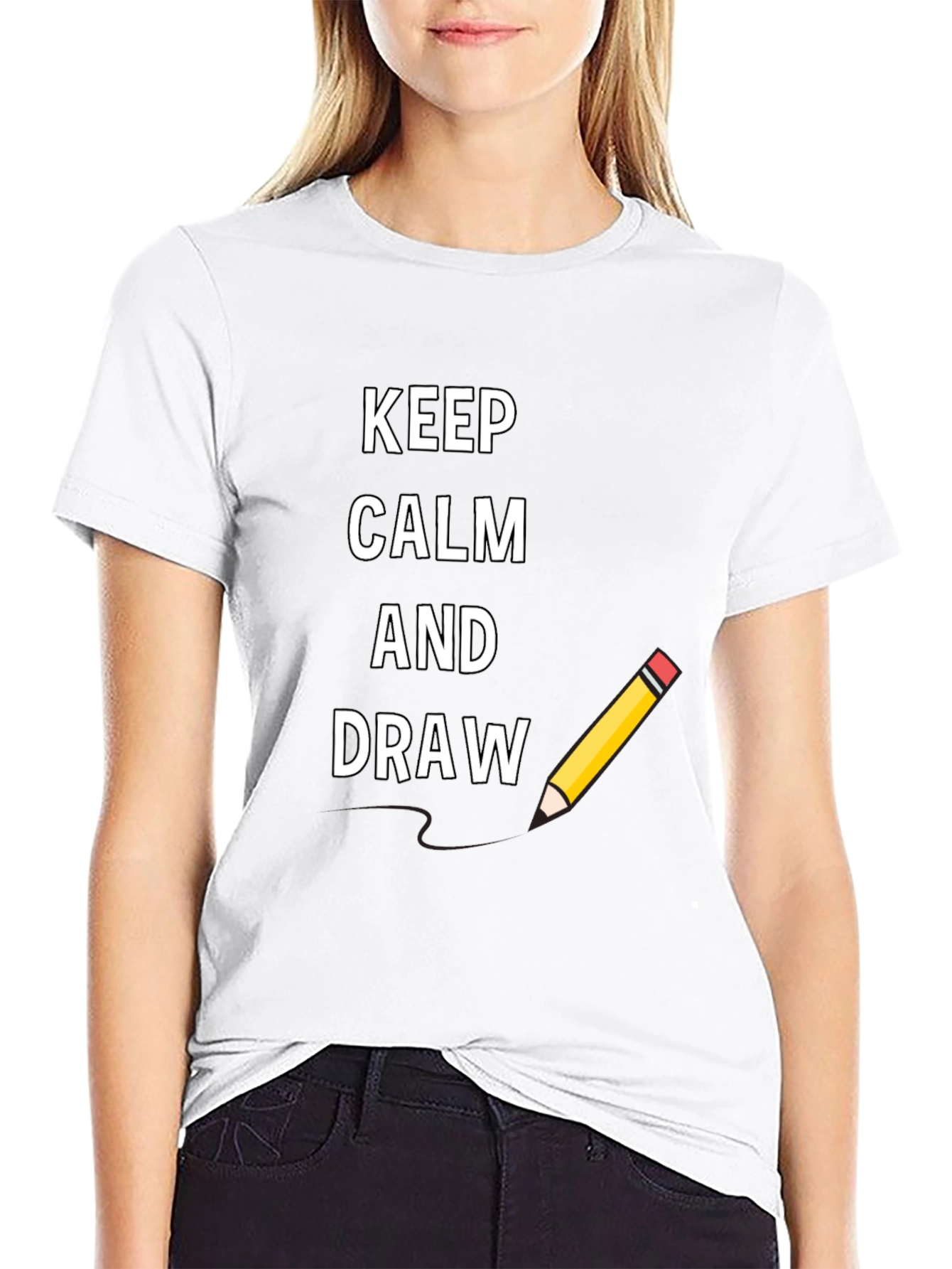 Keep Calm and Draw T-Shirt - Artist Apparel