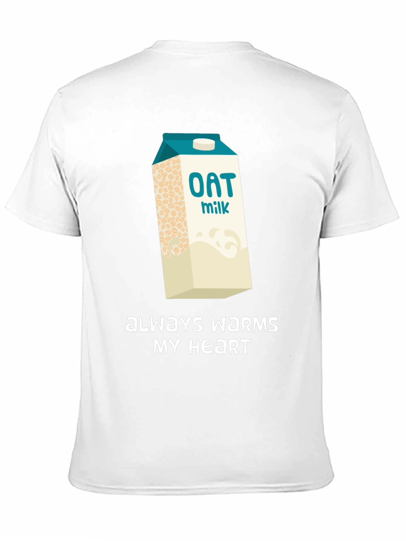 Oat Milk Lover T-Shirt - Always Warms My Heart
