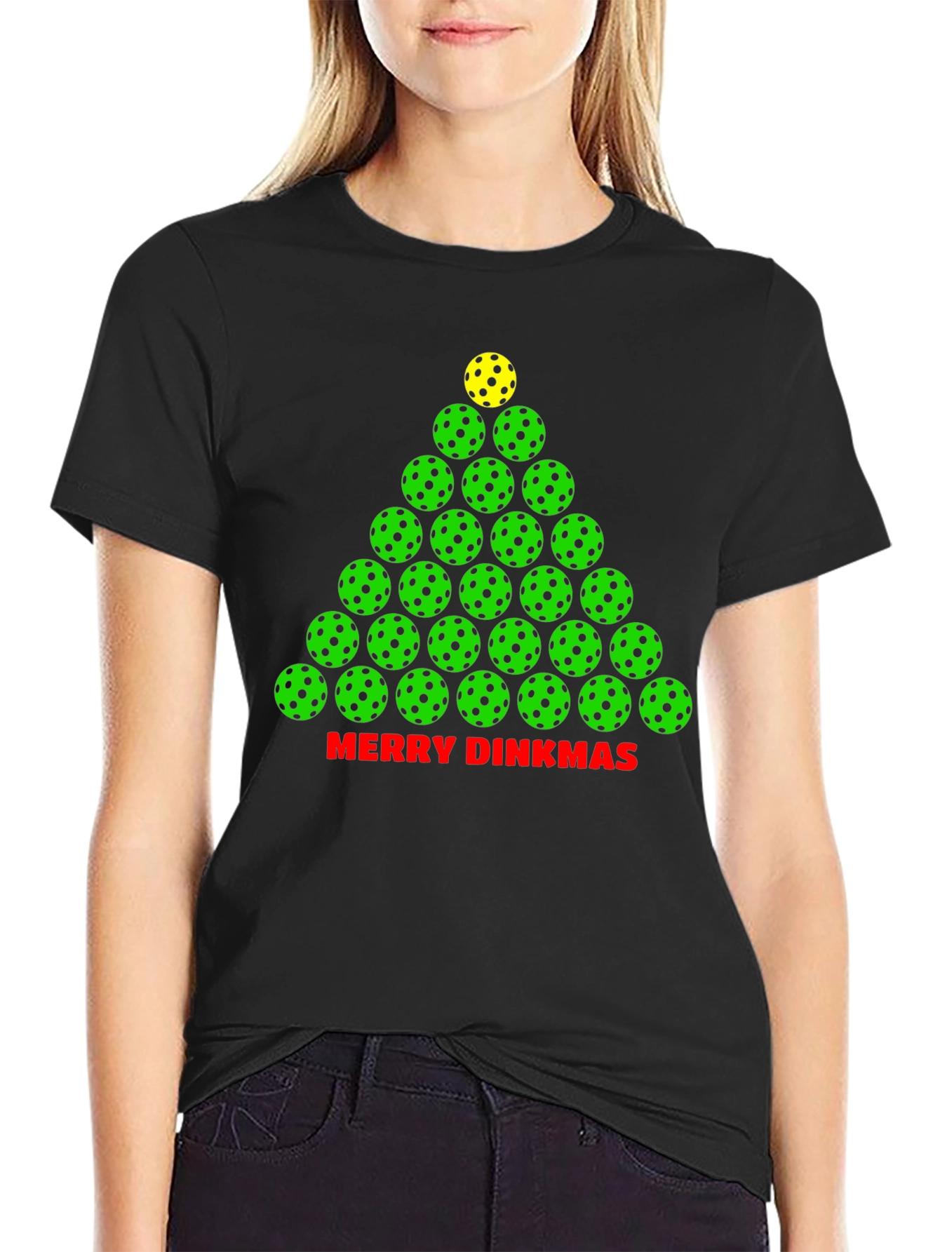 Merry Dinkmas Pickleball T-Shirt