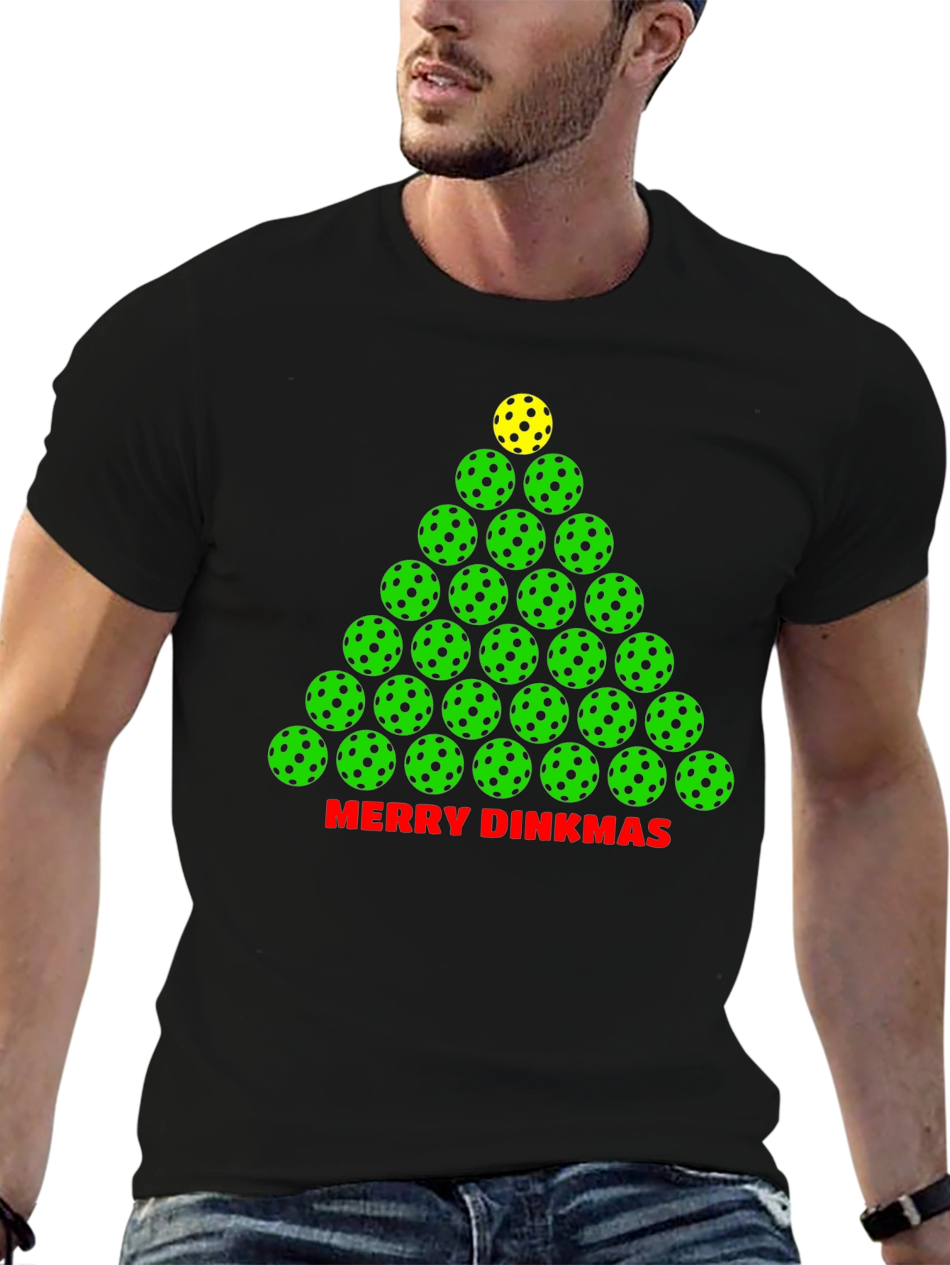 Merry Dinkmas Pickleball T-Shirt