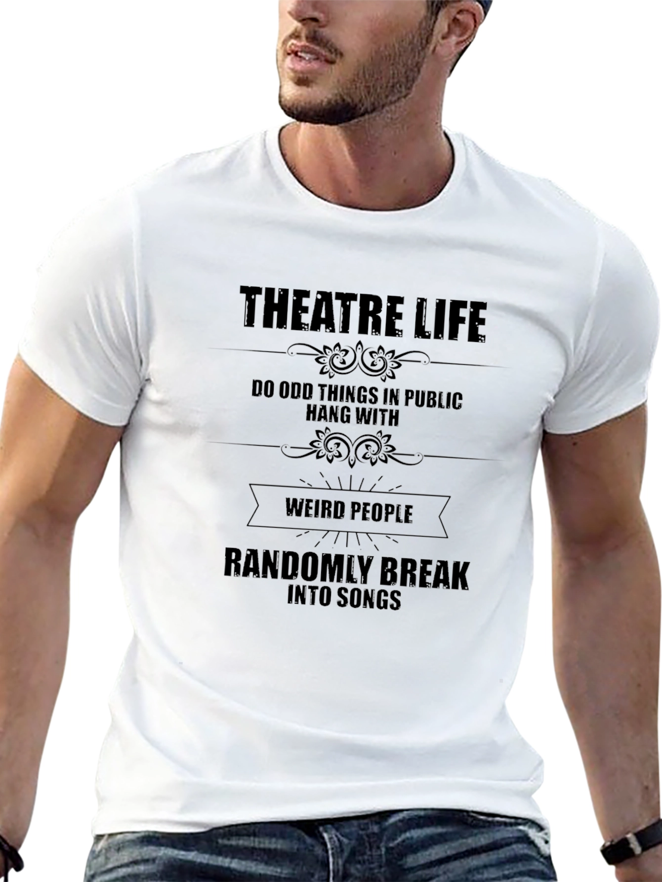 Theatre Life Graphic Tee - Funny Musical Theater Shirt