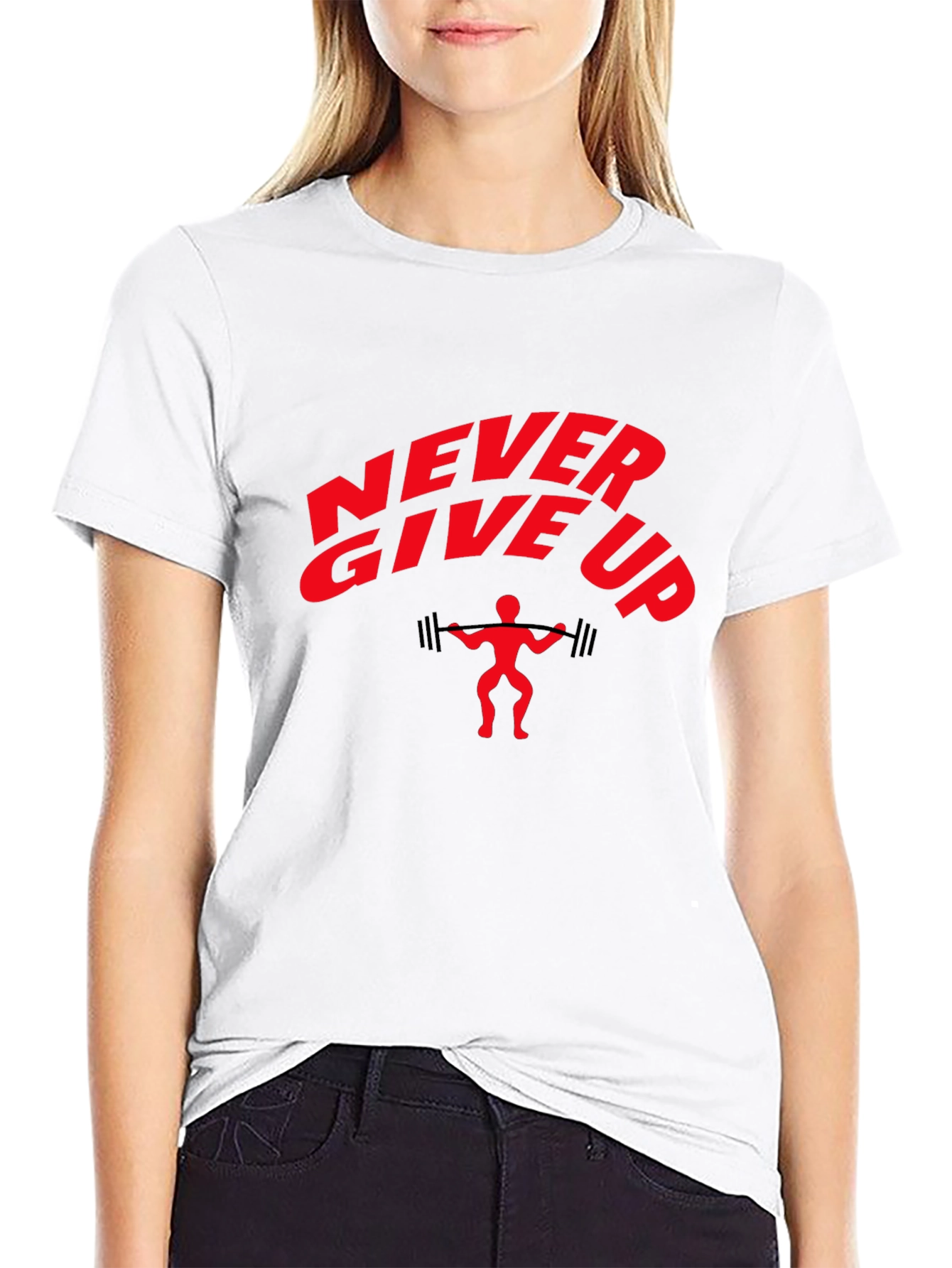 Never Give Up Graphic T-Shirt