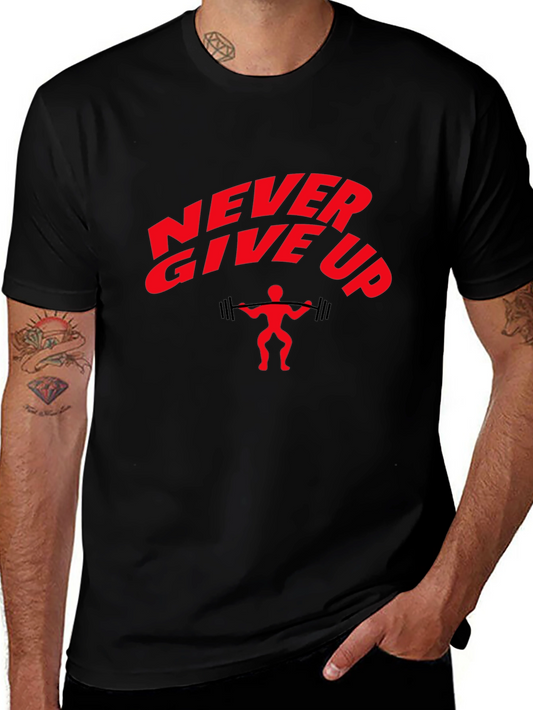 Never Give Up Graphic T-Shirt