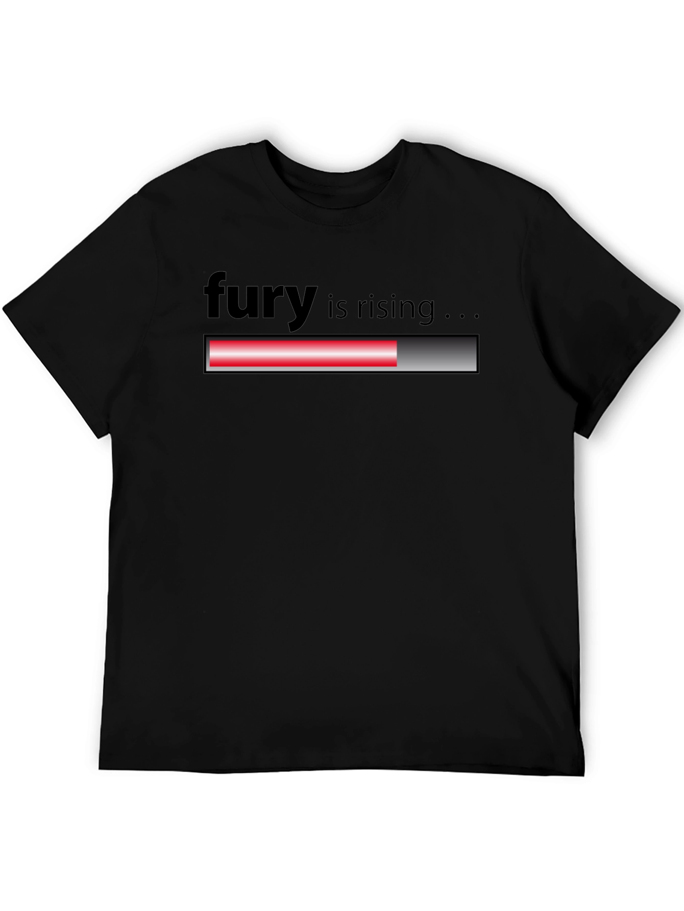 Fury is Rising Graphic T-Shirt - Black