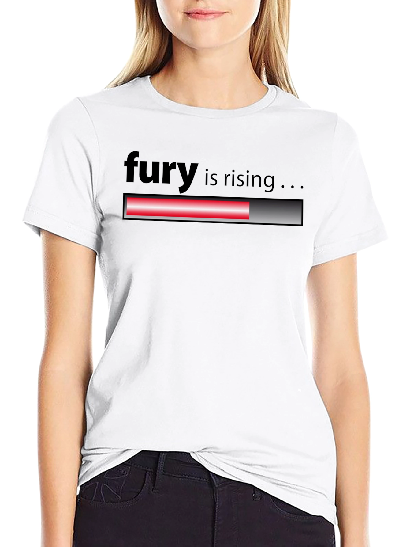 Fury is Rising Graphic T-Shirt - Black