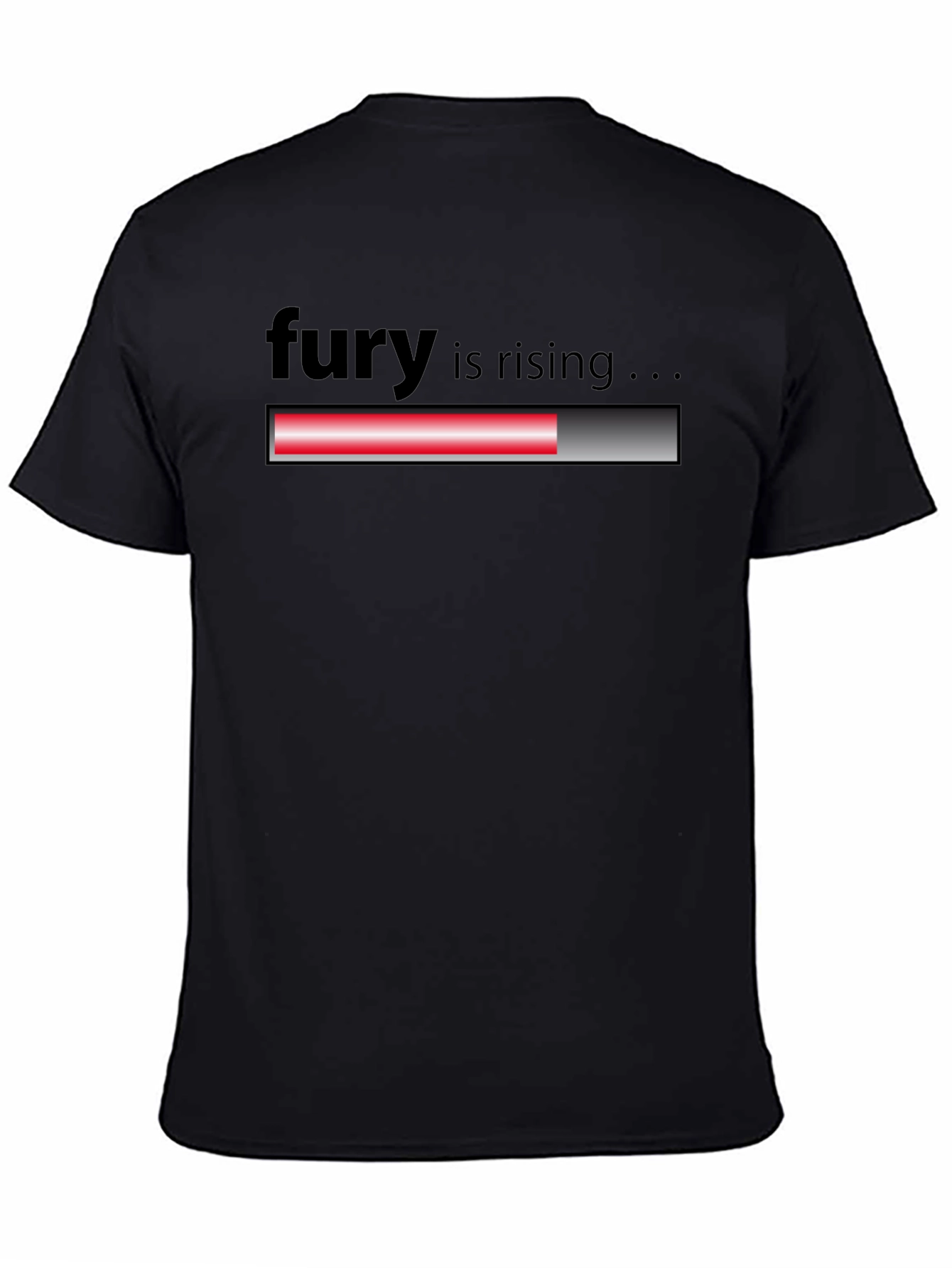 Fury is Rising Graphic T-Shirt - Black