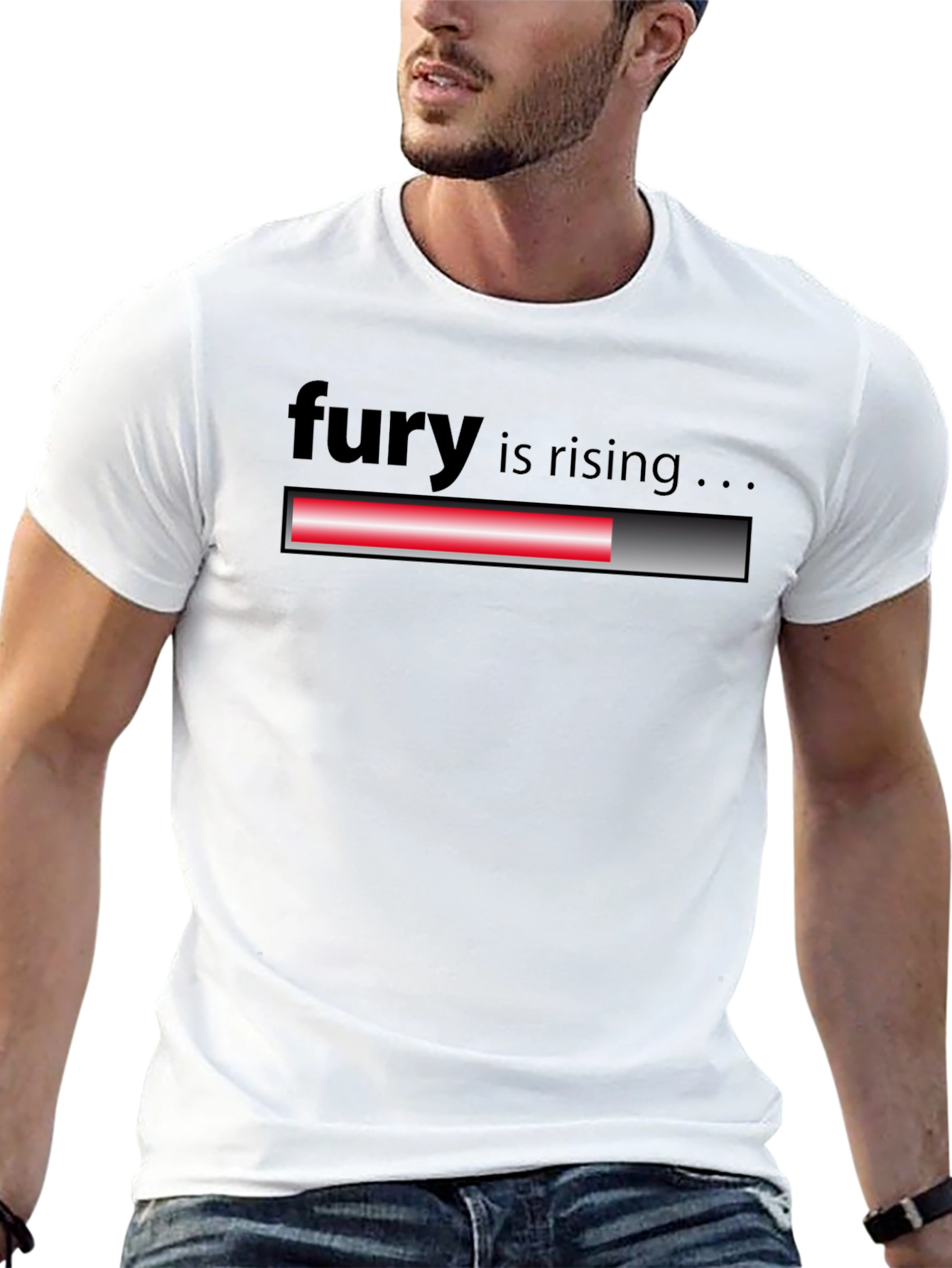 Fury is Rising Graphic T-Shirt - Black