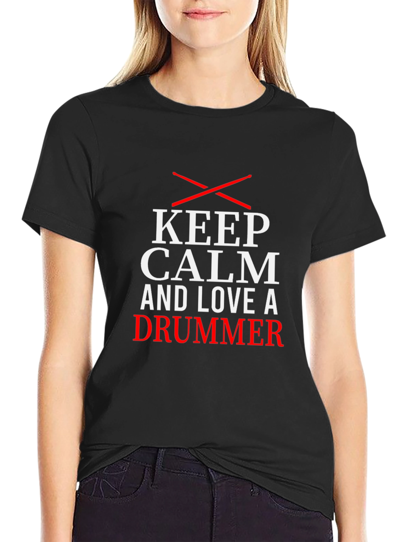 Keep Calm and Love a Drummer T-Shirt