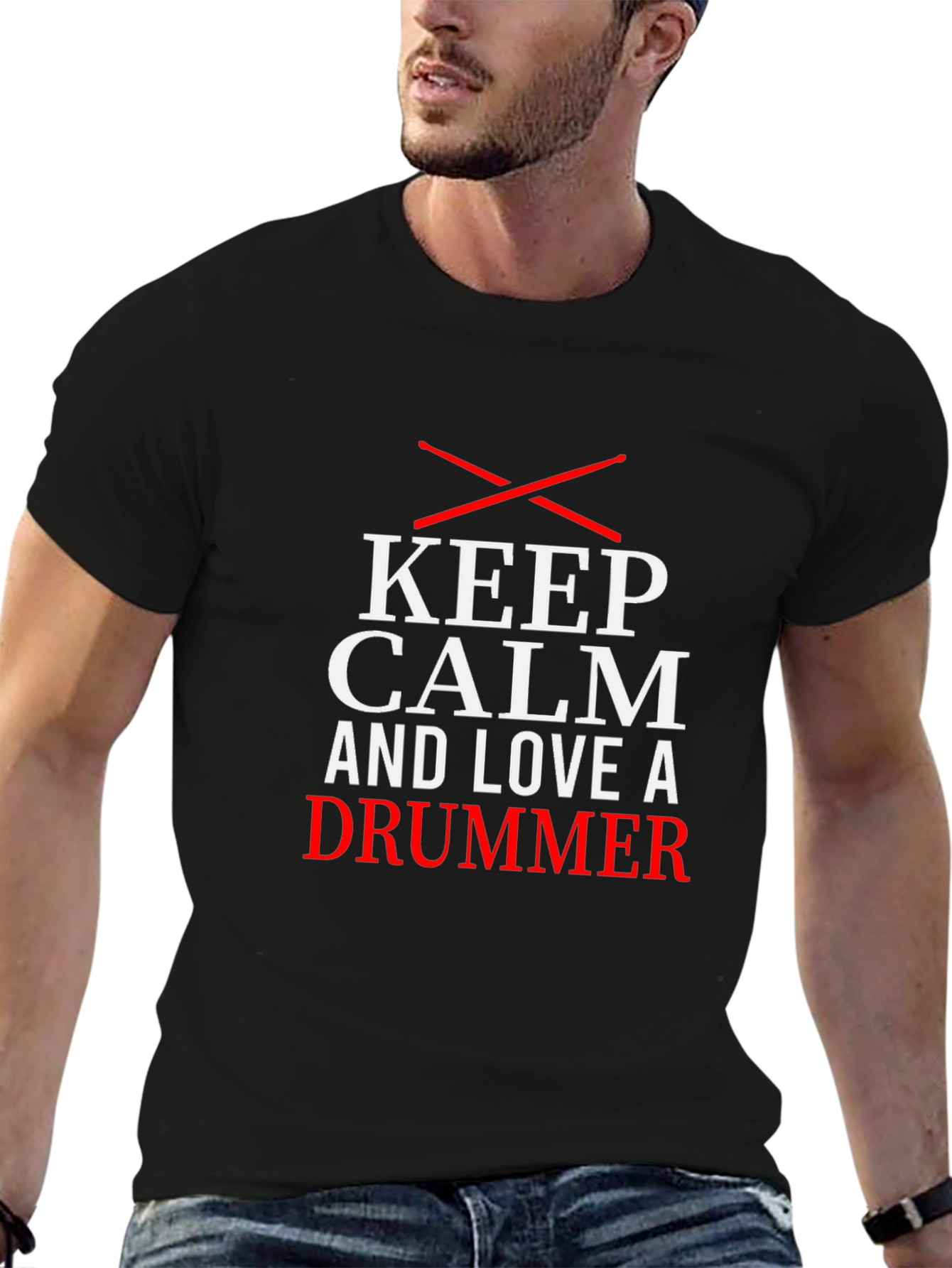 Keep Calm and Love a Drummer T-Shirt
