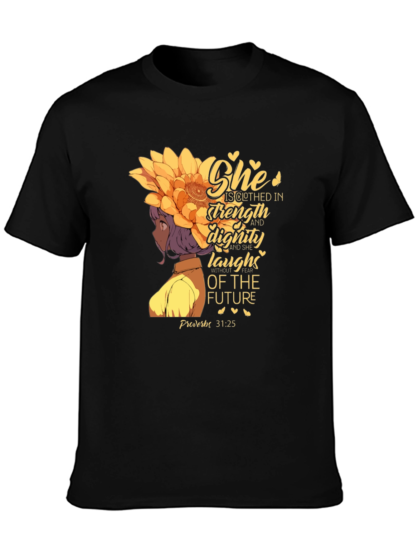 Strength and Dignity Black T-Shirt