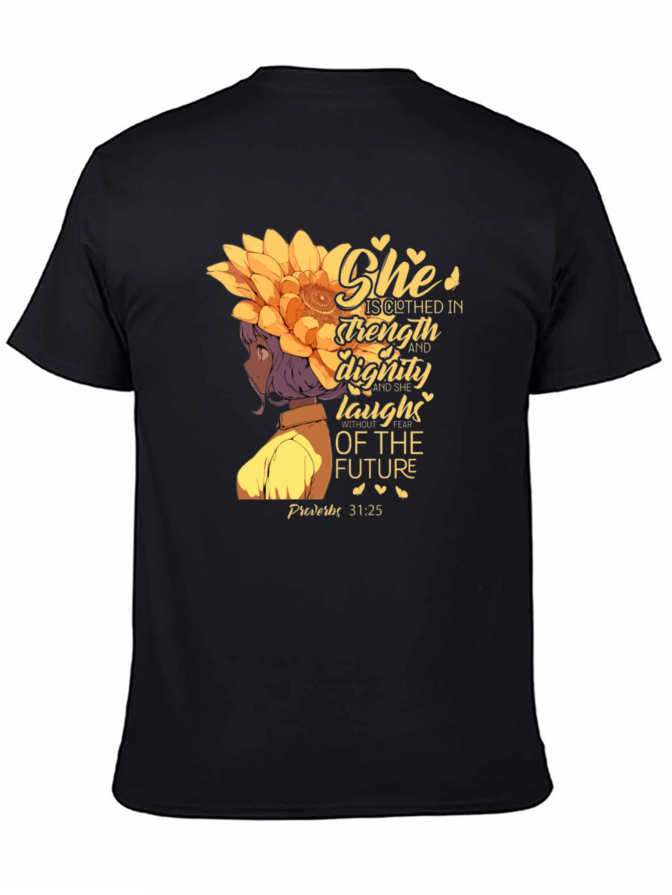 Strength and Dignity Black T-Shirt