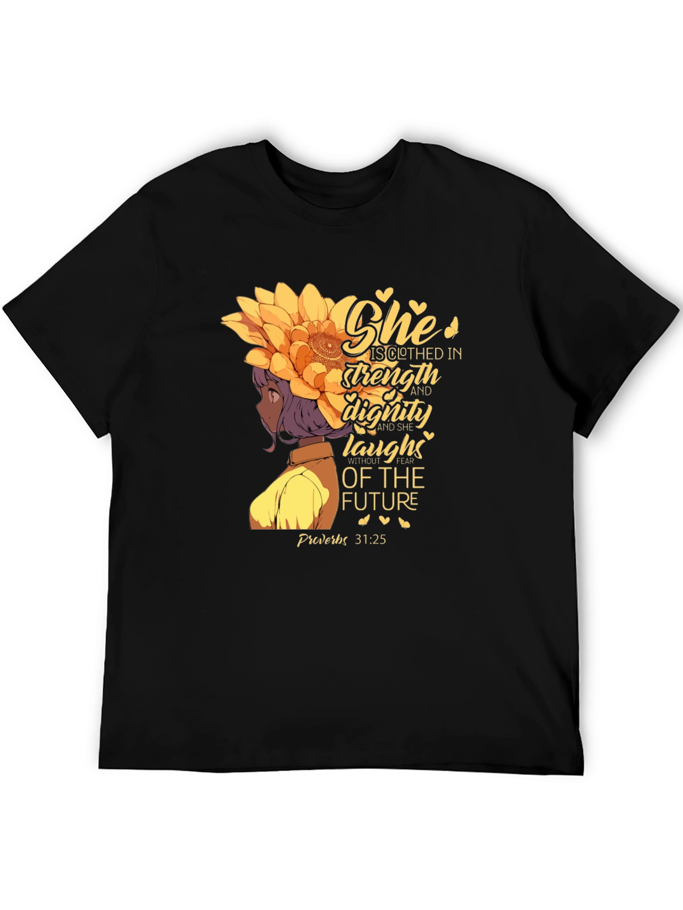 Strength and Dignity Black T-Shirt