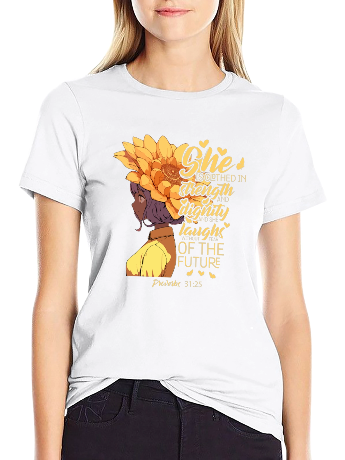 Strength and Dignity Black T-Shirt