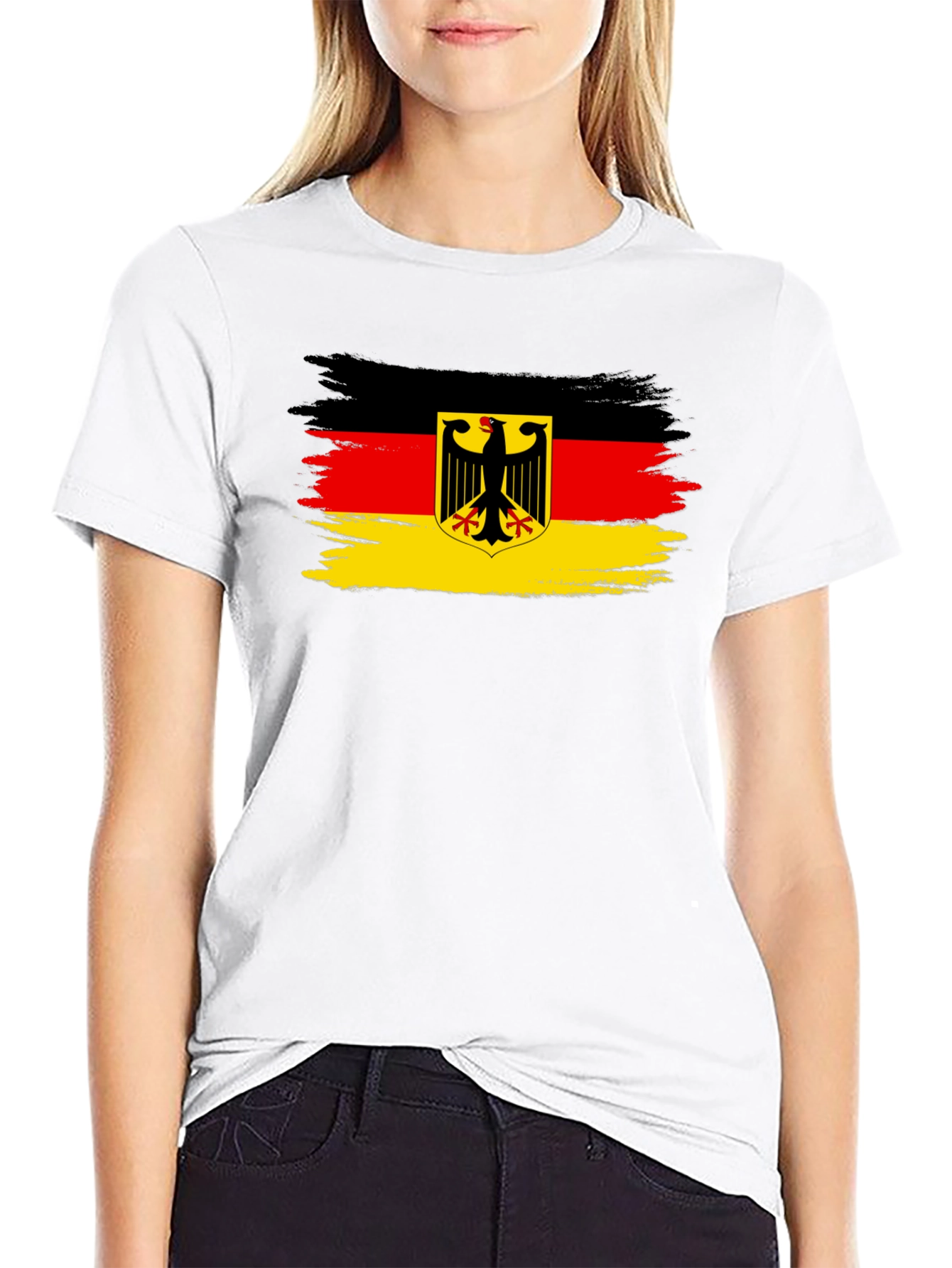 Germany Flag T-Shirt - Mens Black Tee