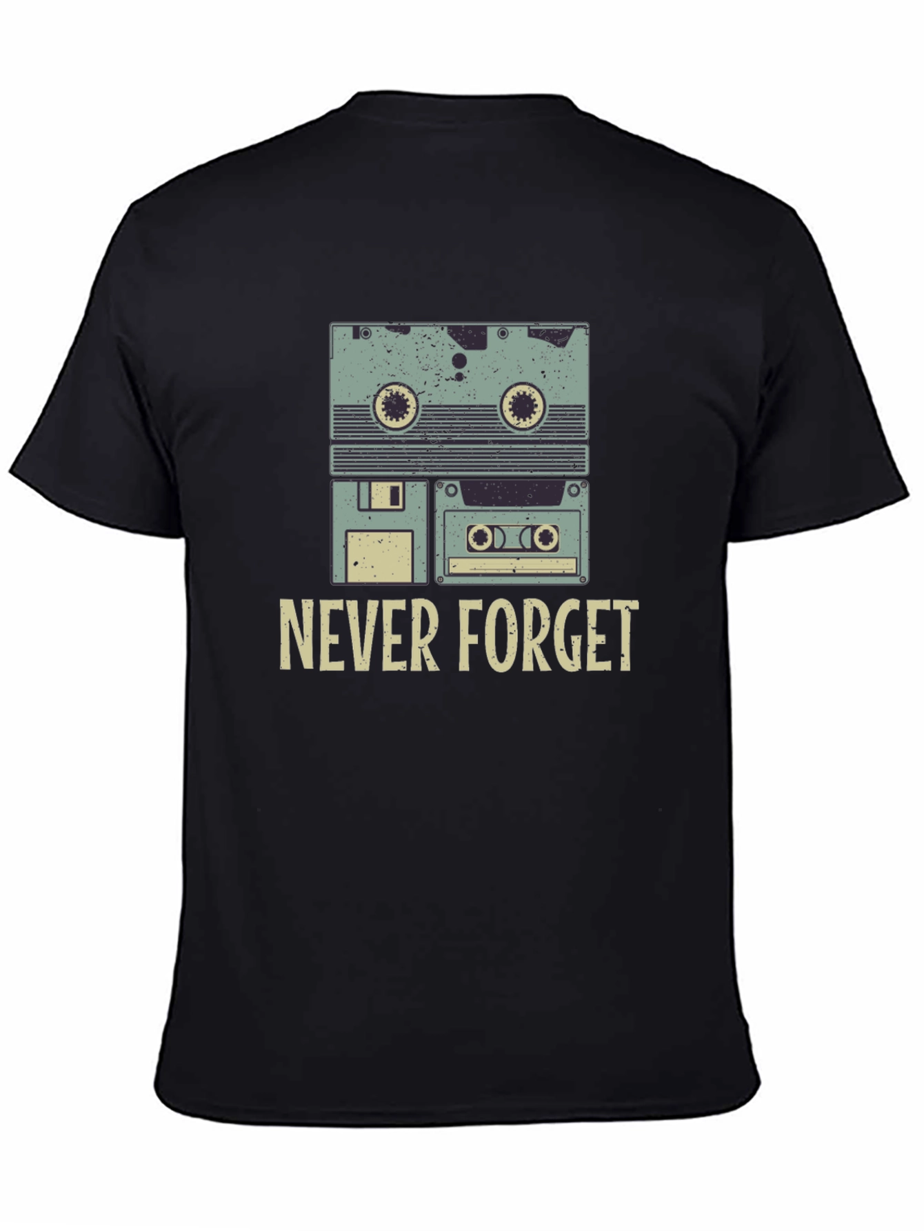 Retro Cassette Never Forget T-Shirt