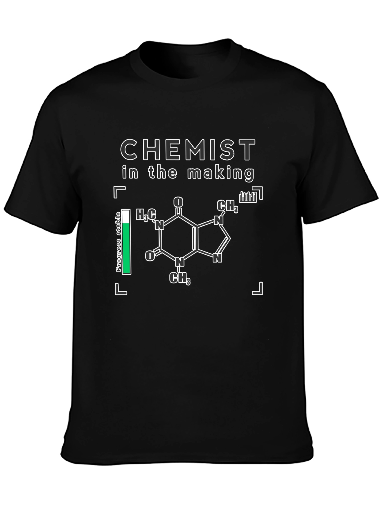 Chemist in the Making Black T-Shirt