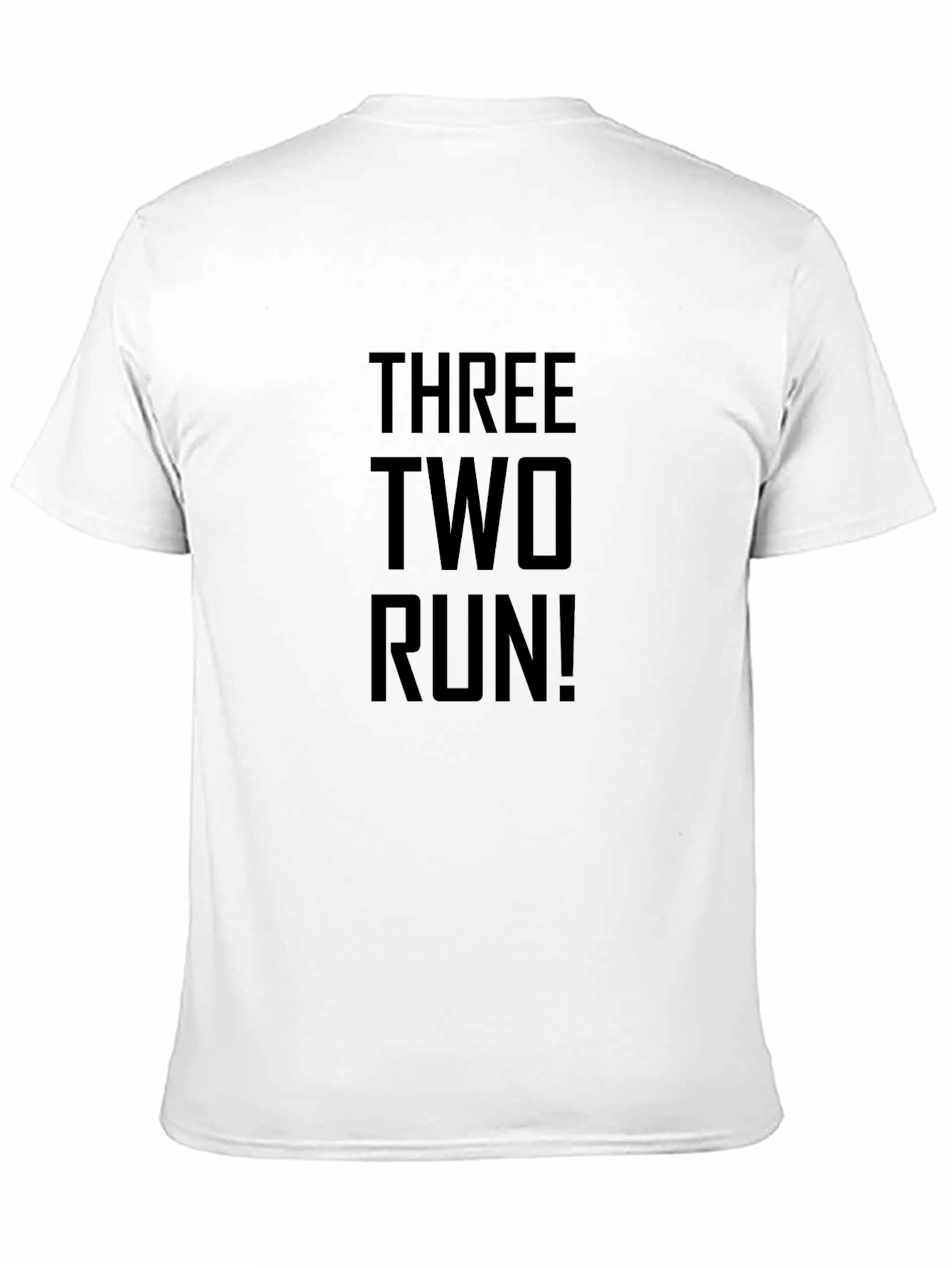Three Two Run! Graphic Print Tee