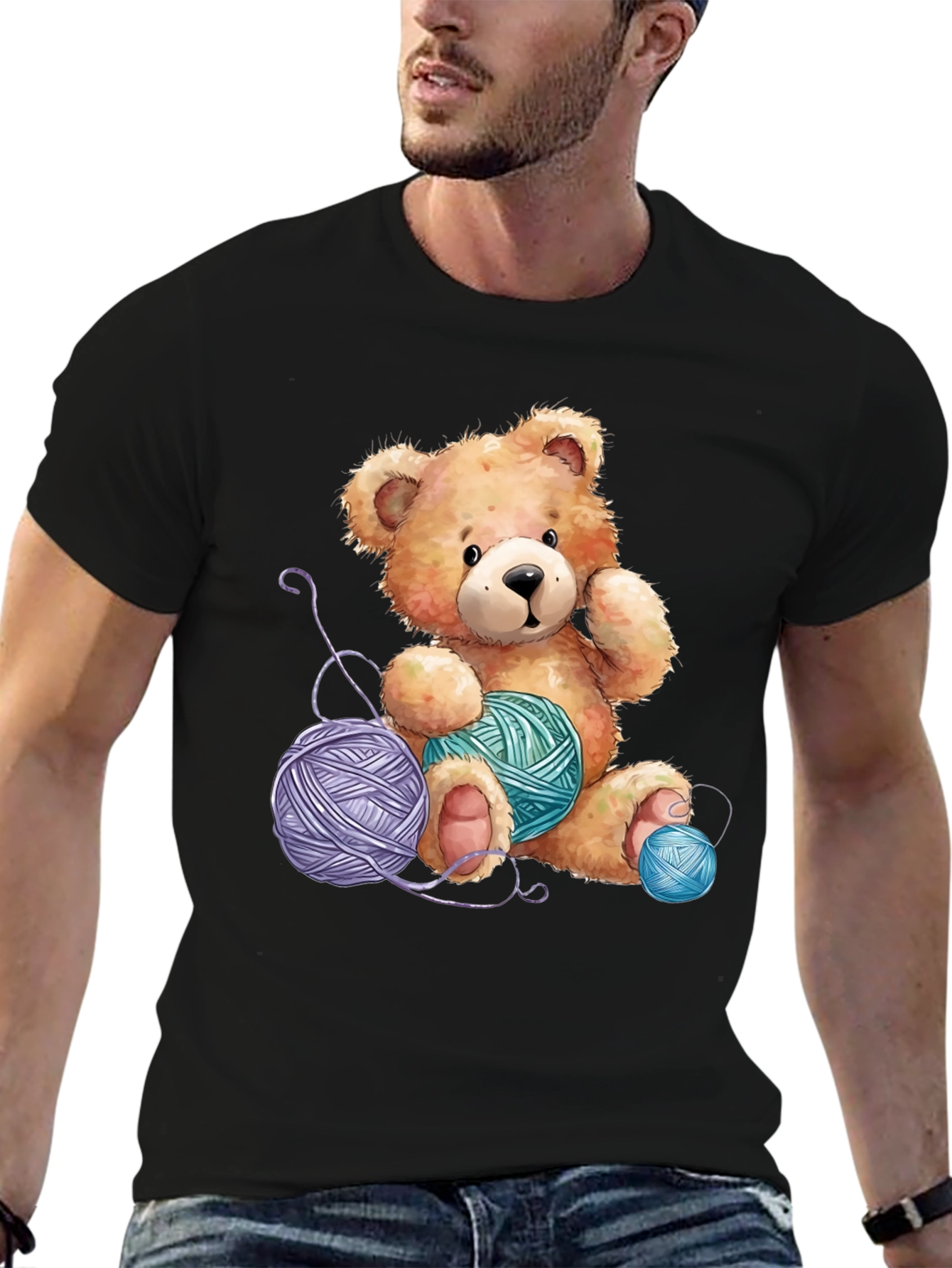 Teddy Bear Yarn Lover T-Shirt