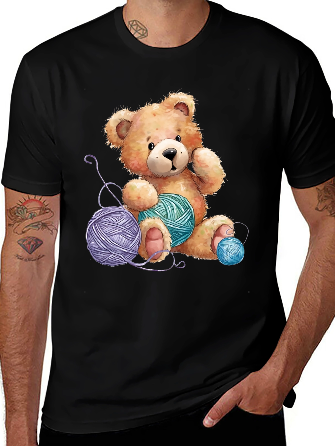 Teddy Bear Yarn Lover T-Shirt