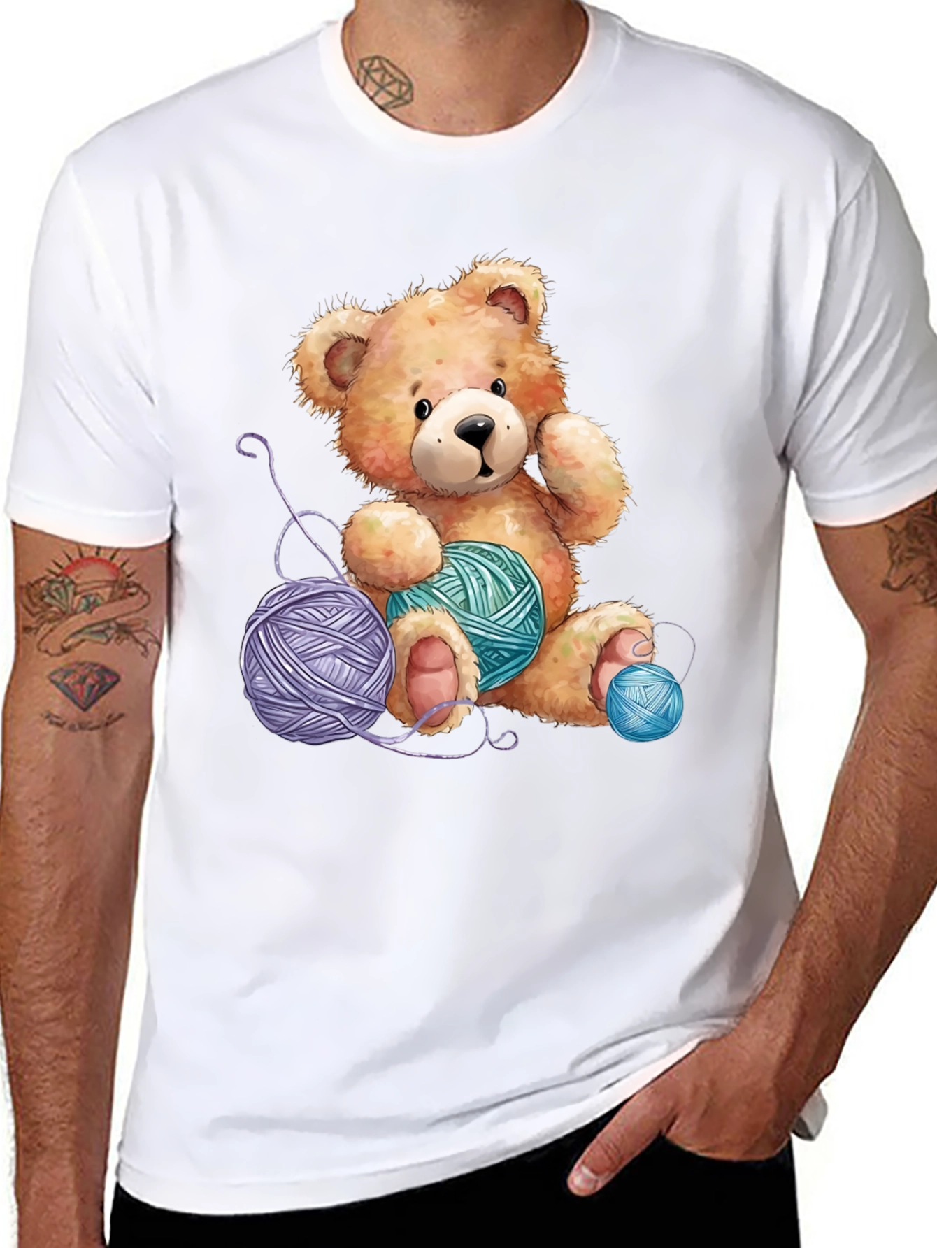 Teddy Bear Yarn Lover T-Shirt