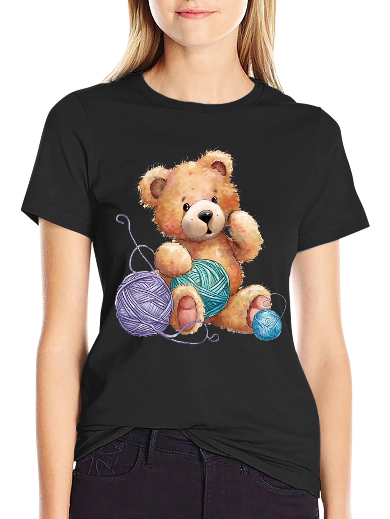 Teddy Bear Yarn Lover T-Shirt