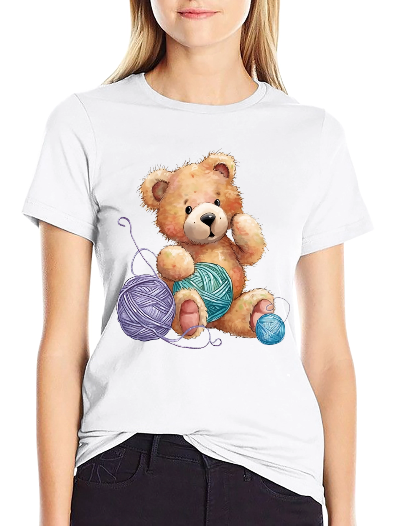 Teddy Bear Yarn Lover T-Shirt