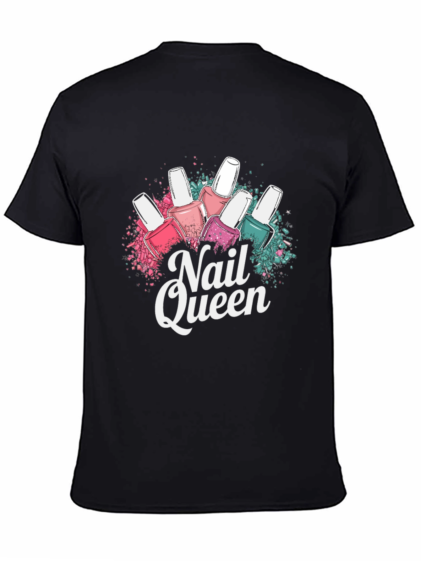 Nail Queen T-Shirt - Stylish Manicure Design