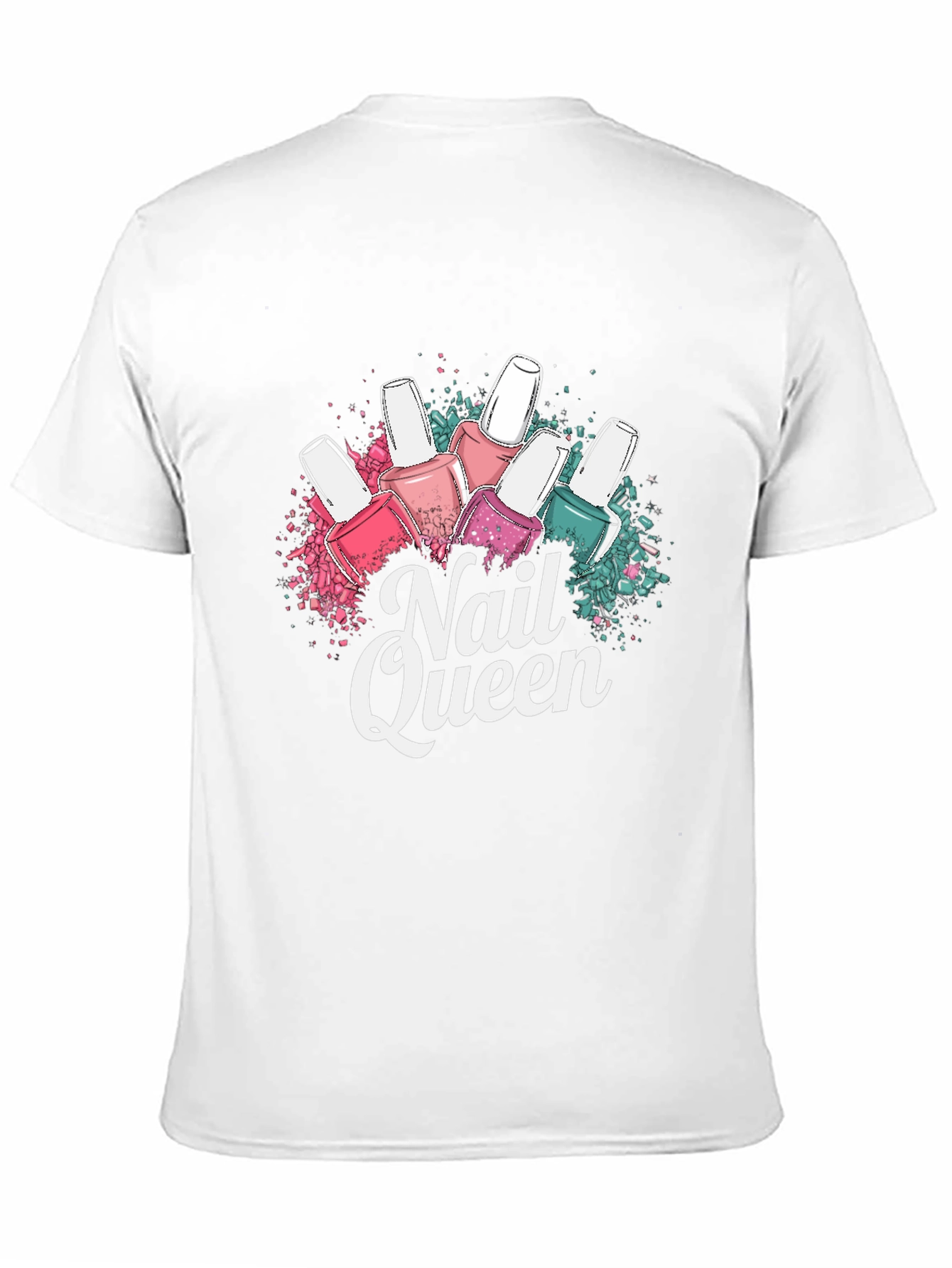 Nail Queen T-Shirt - Stylish Manicure Design