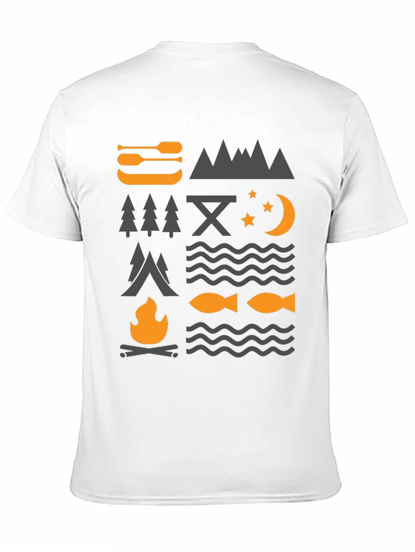 Outdoor Adventure Graphic Tee - Camping Nature Design