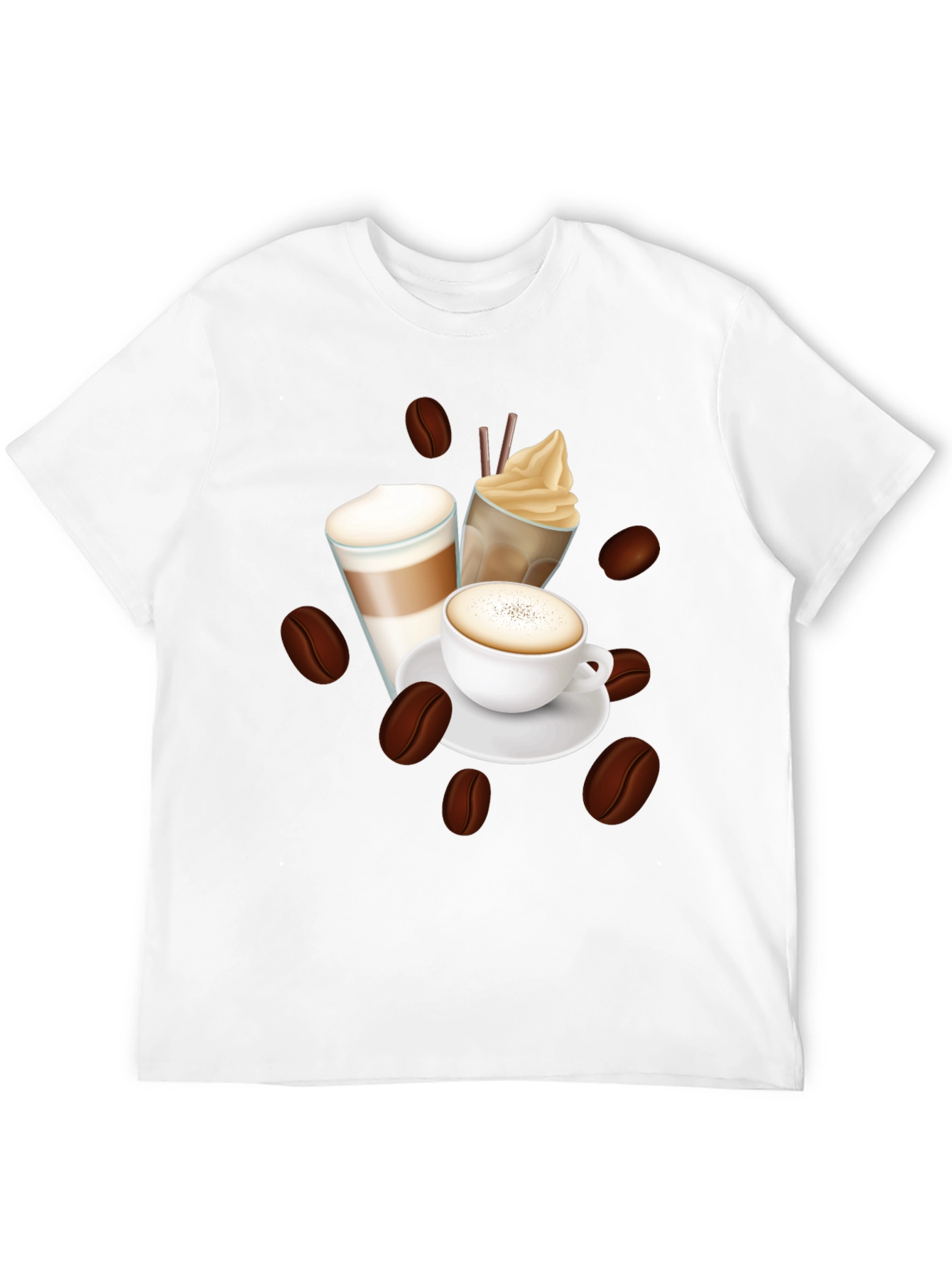 Coffee Lover T-Shirt - Latte Espresso Design