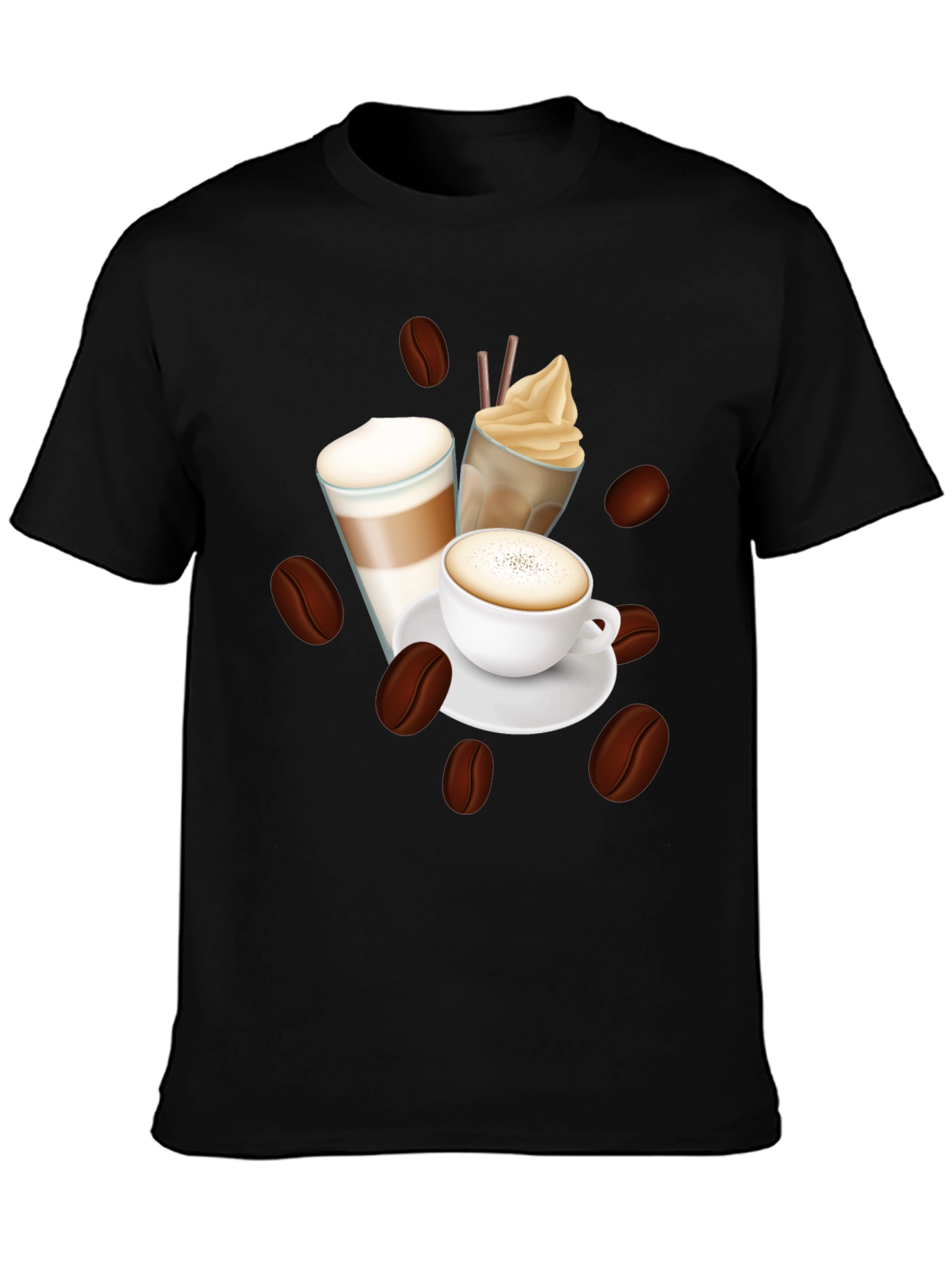 Coffee Lover T-Shirt - Latte Espresso Design
