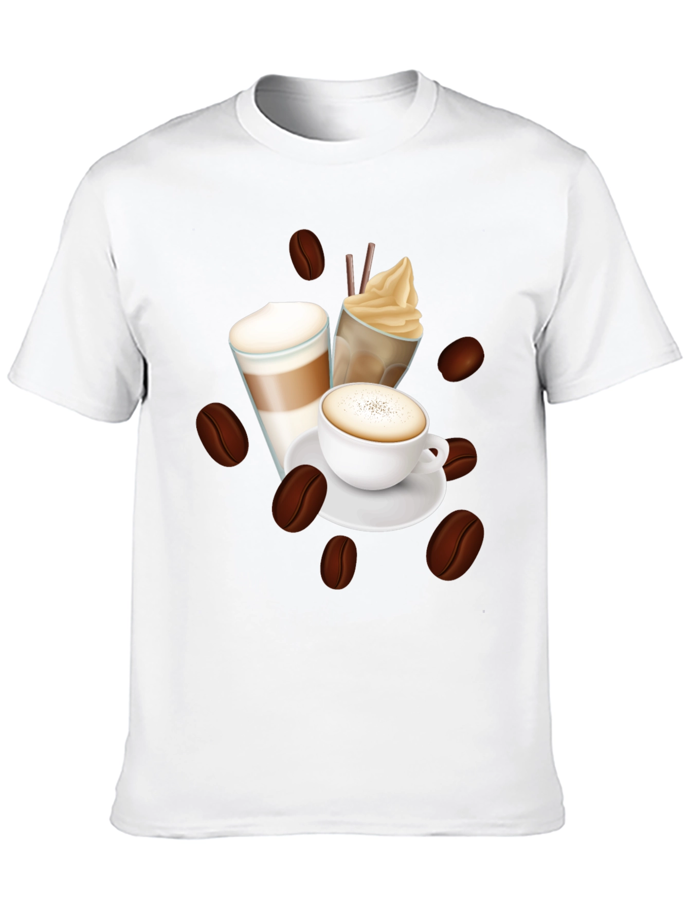 Coffee Lover T-Shirt - Latte Espresso Design