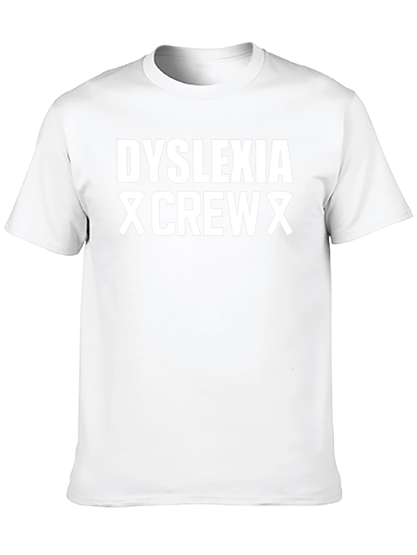 Dyslexia Crew Graphic T-Shirt - Black