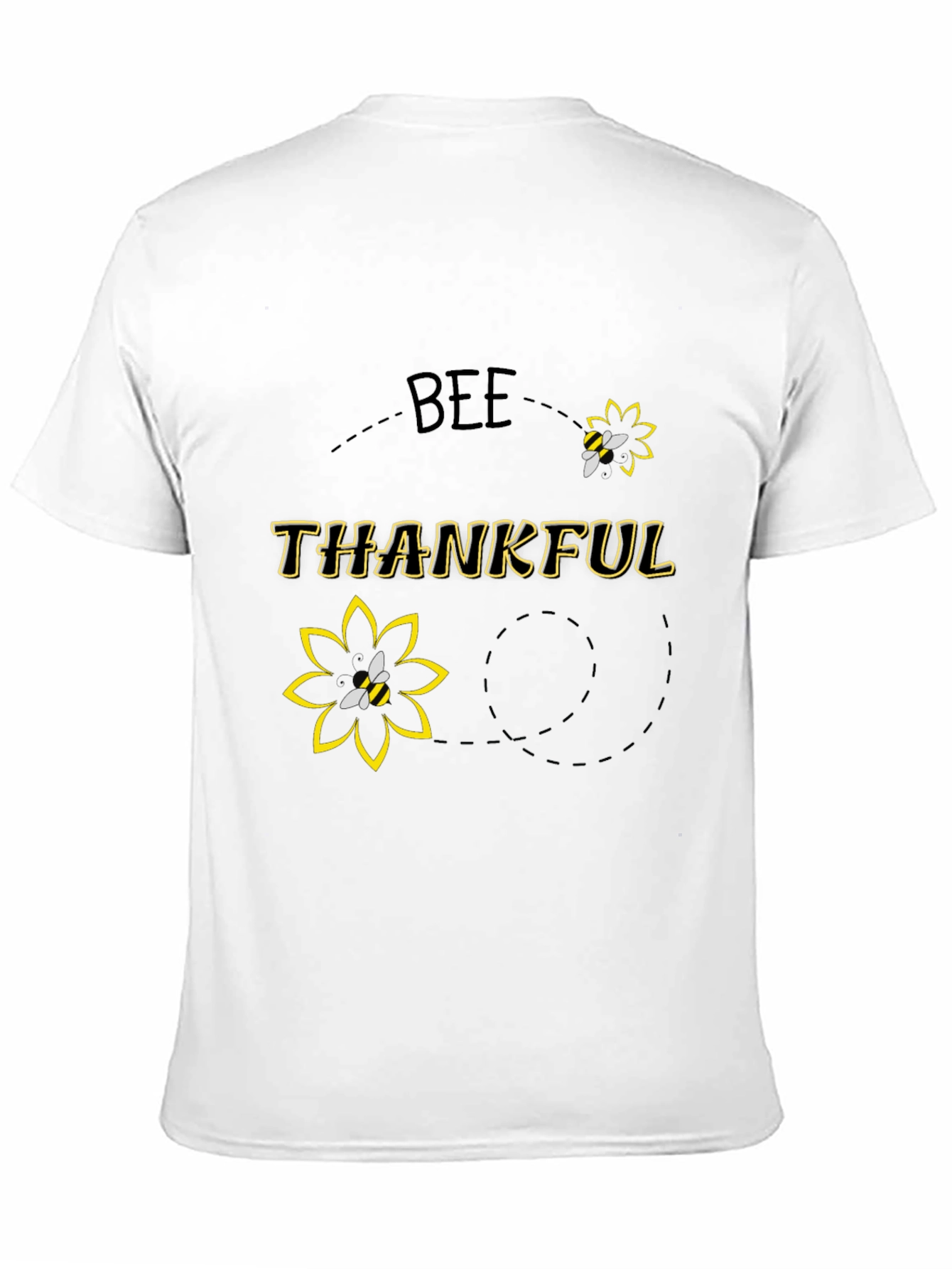 Bee Thankful Black T-Shirt