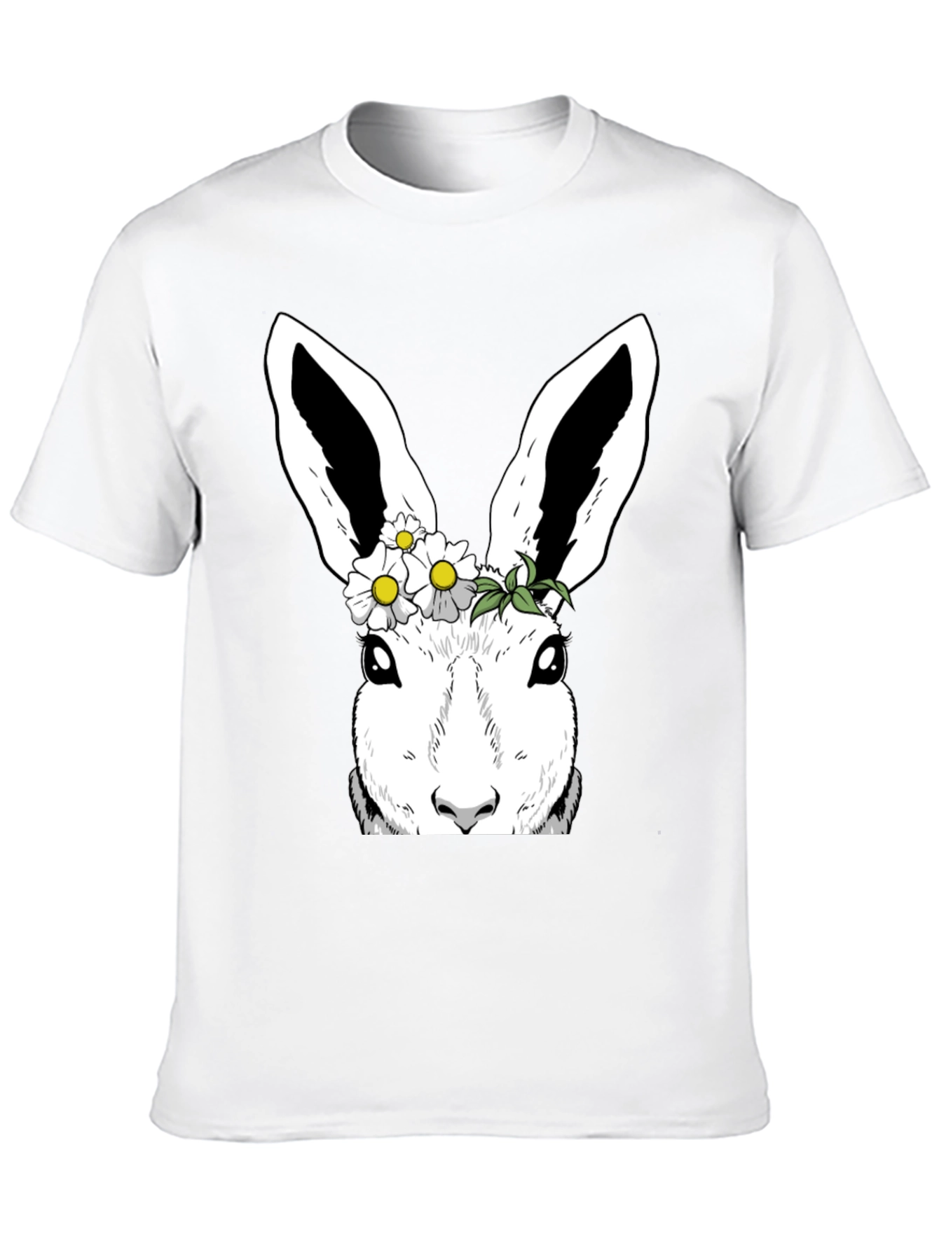 Bunny Flower Crown Graphic Tee