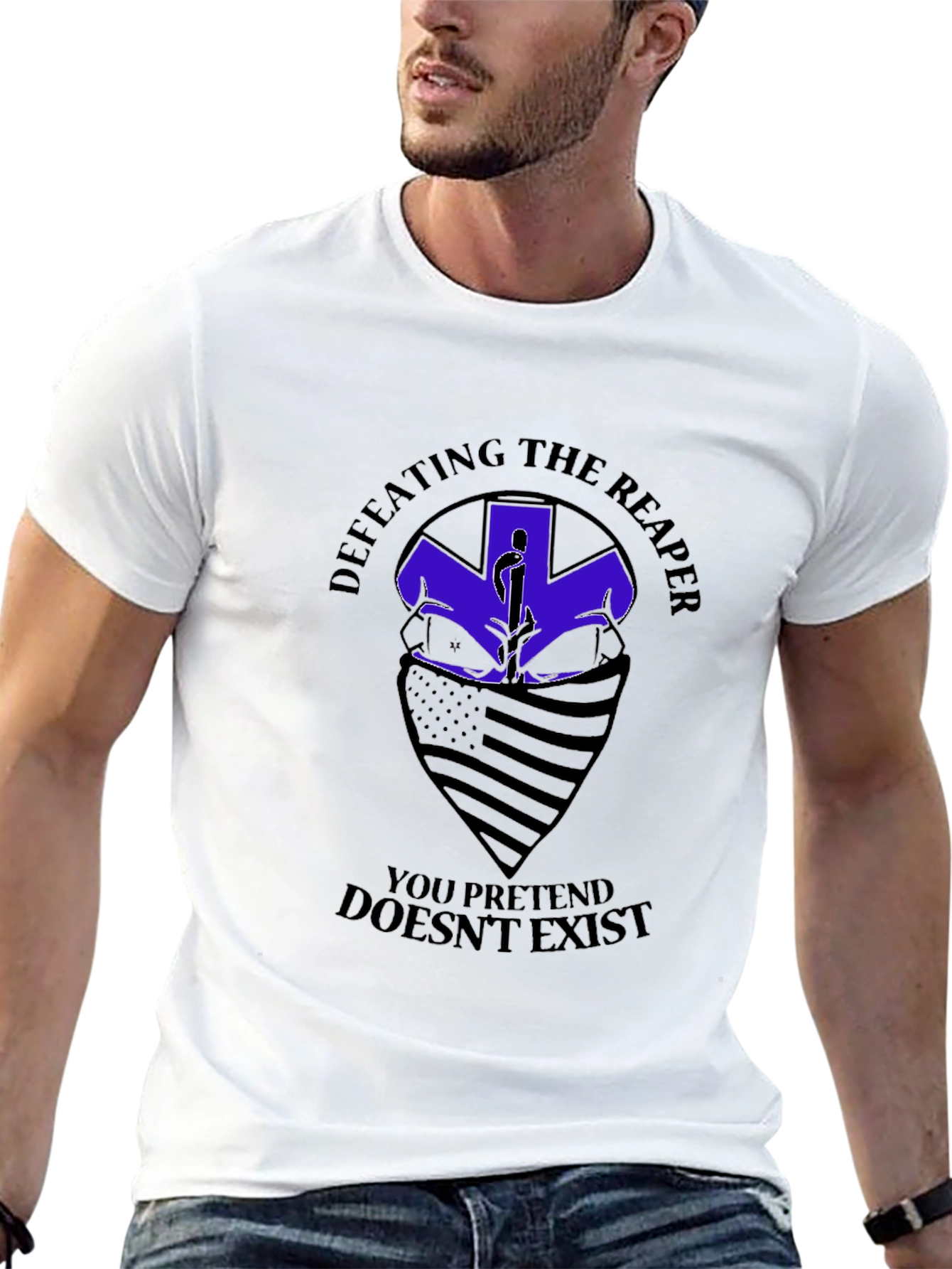 Defeating the Reaper Graphic Tee