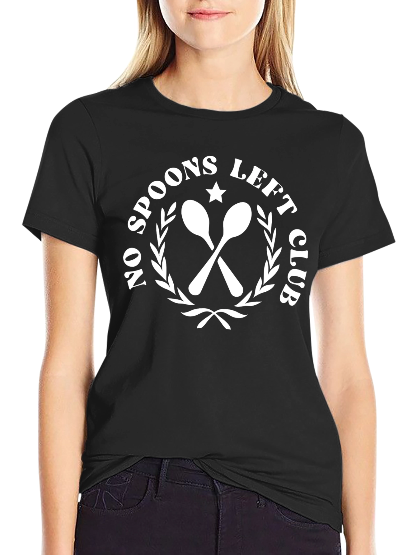 No Spoons Left Club Graphic Tee