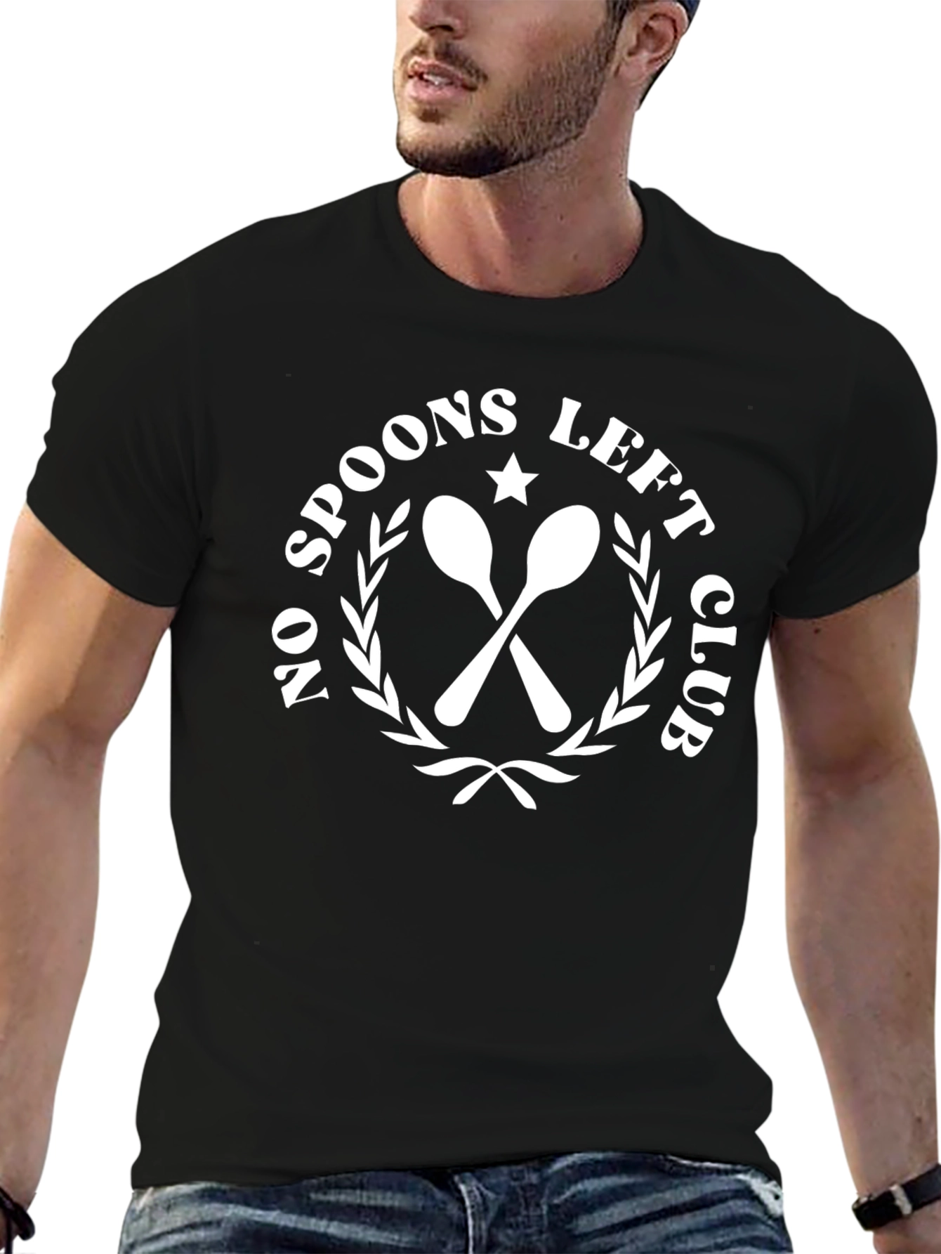 No Spoons Left Club Graphic Tee