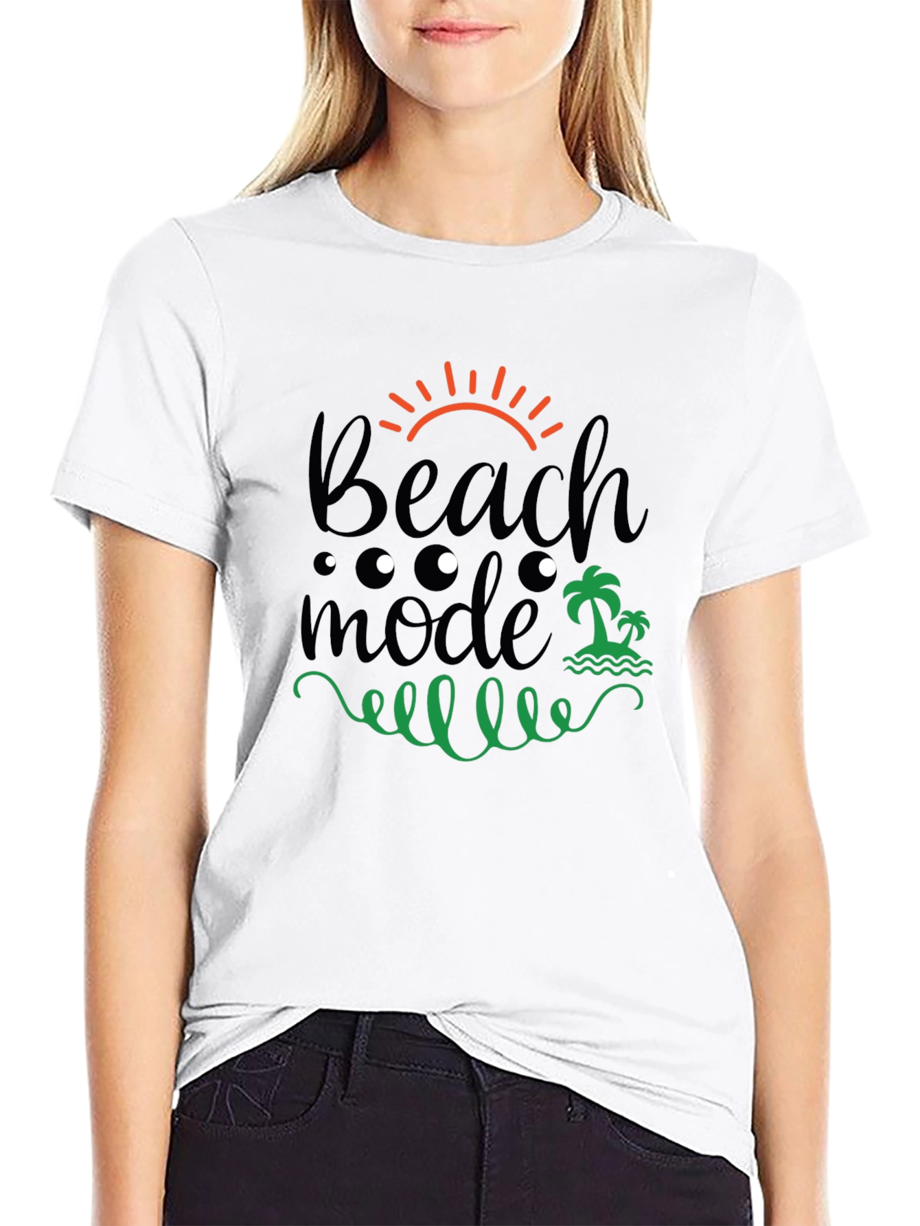 Beach Mode Graphic Tee - Summer Vibes