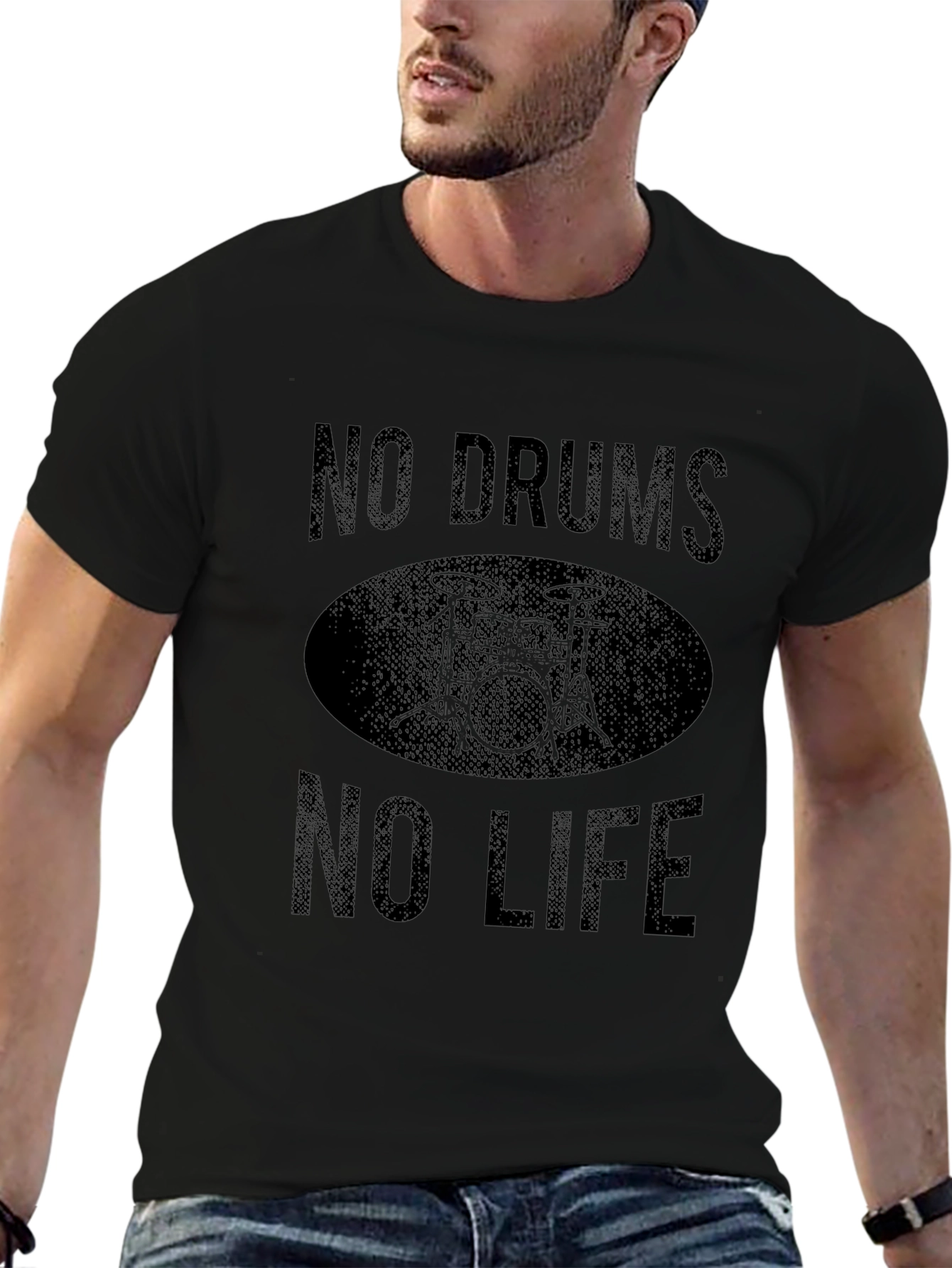 No Drums No Life Graphic Tee