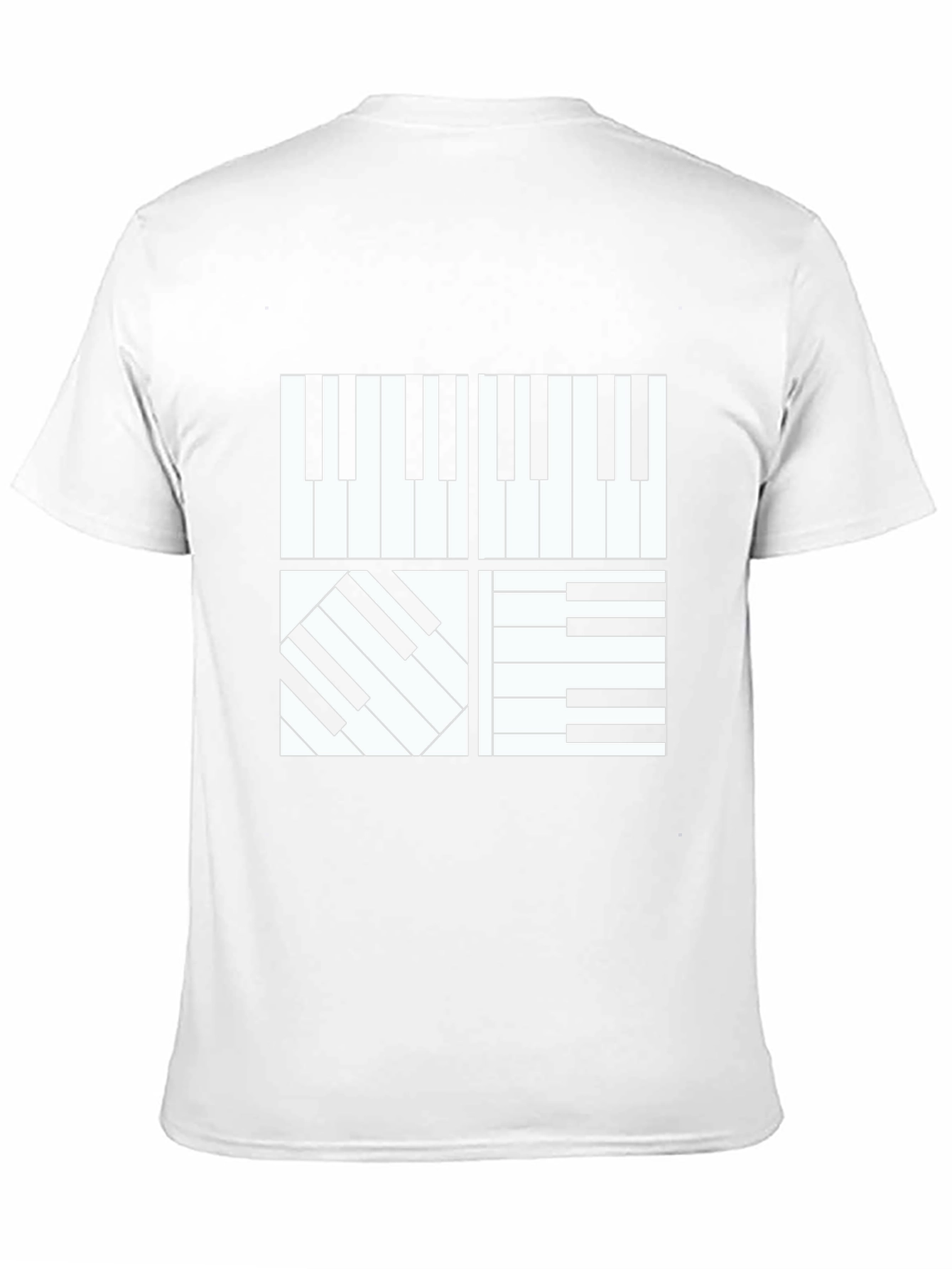 Piano Keys Graphic Tee - Musician T-Shirt