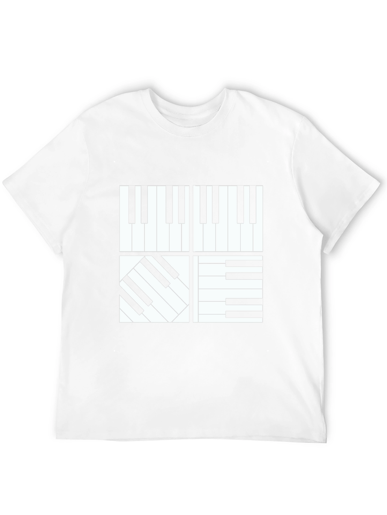 Piano Keys Graphic Tee - Musician T-Shirt