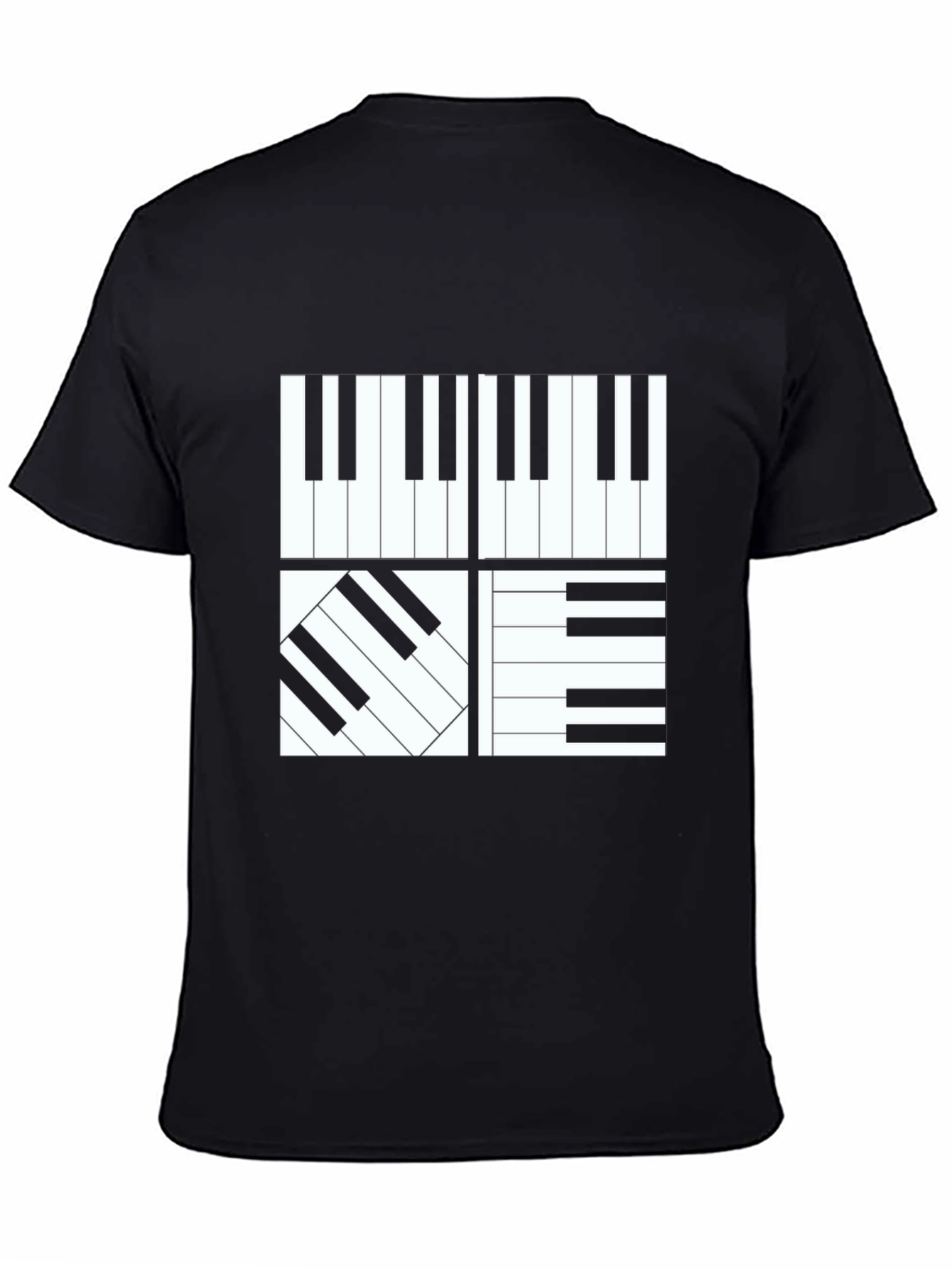 Piano Keys Graphic Tee - Musician T-Shirt