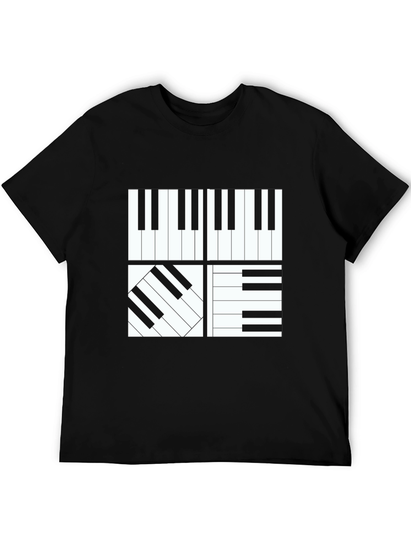 Piano Keys Graphic Tee - Musician T-Shirt