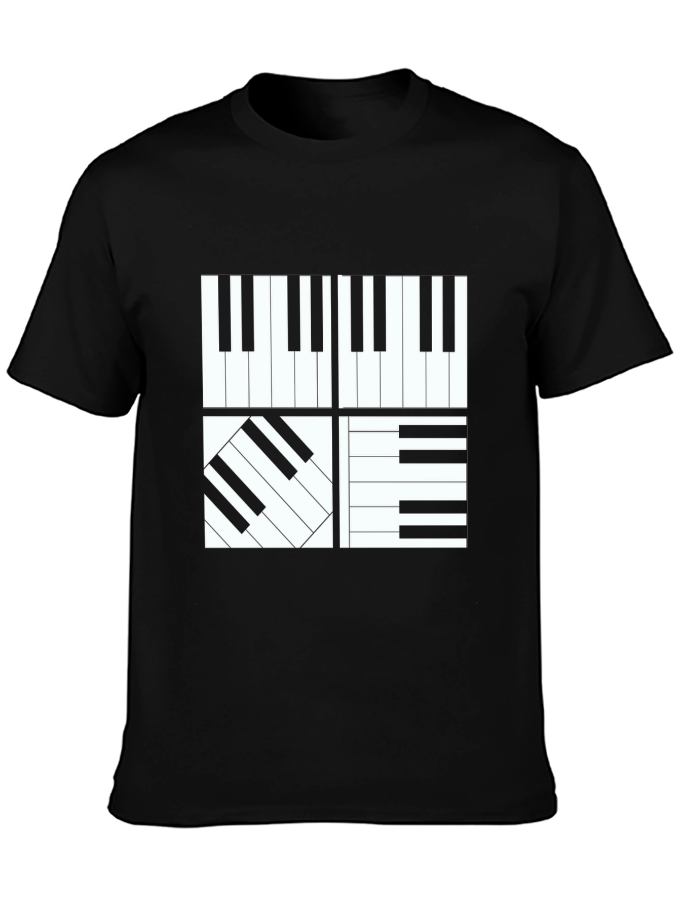 Piano Keys Graphic Tee - Musician T-Shirt