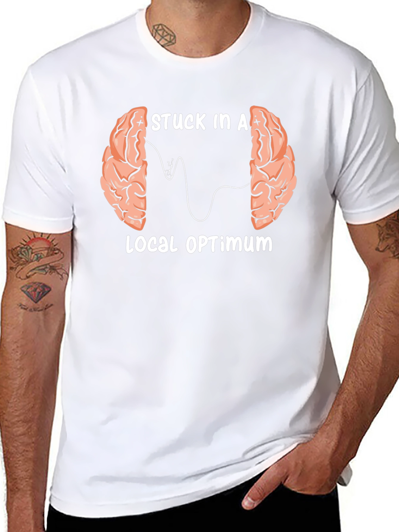Stuck in a Local Optimum T-Shirt