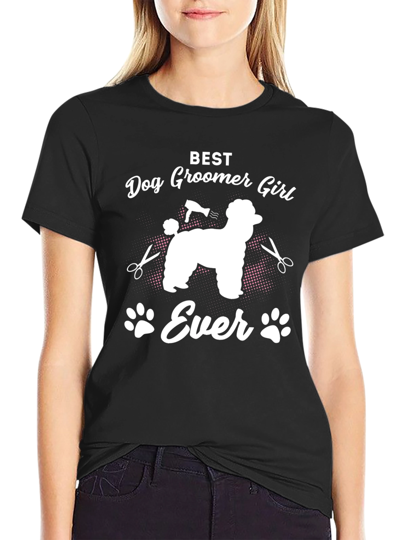 Best Dog Groomer Girl Ever T-Shirt