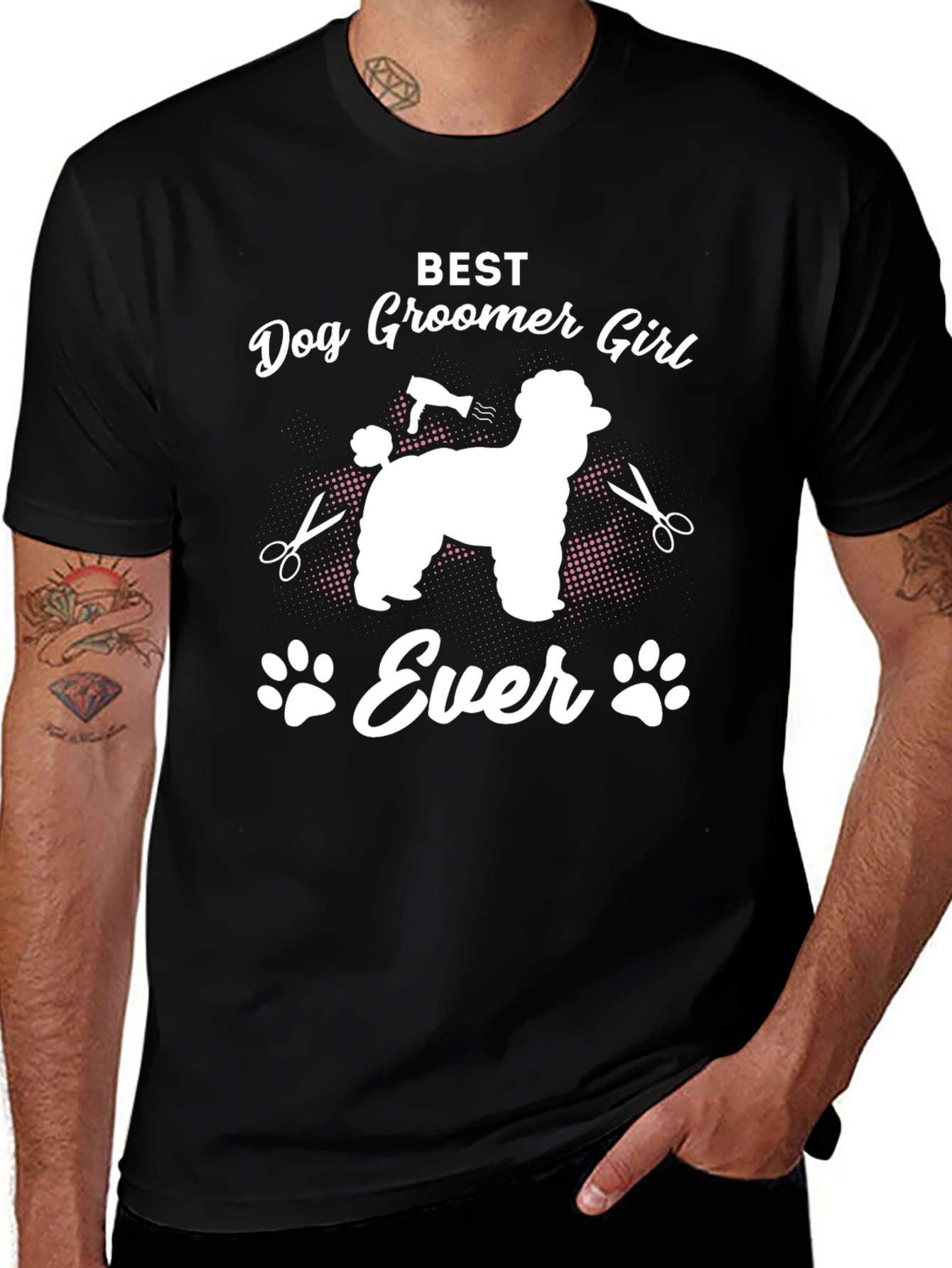 Best Dog Groomer Girl Ever T-Shirt