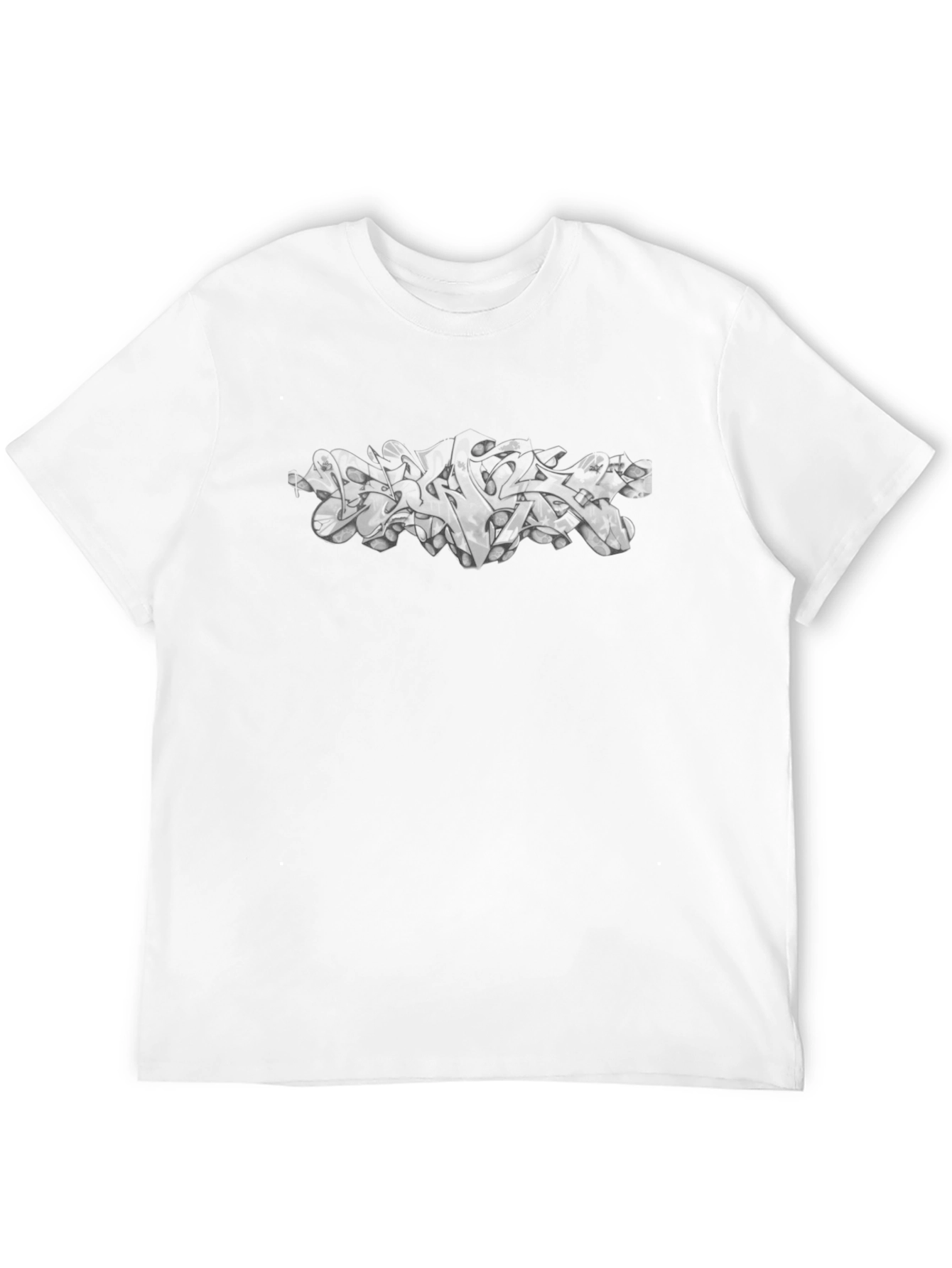 Abstract Graphic Black T-Shirt