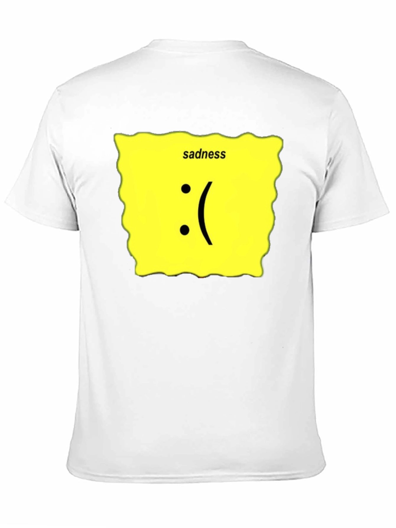 Sadness Graphic T-Shirt - Black